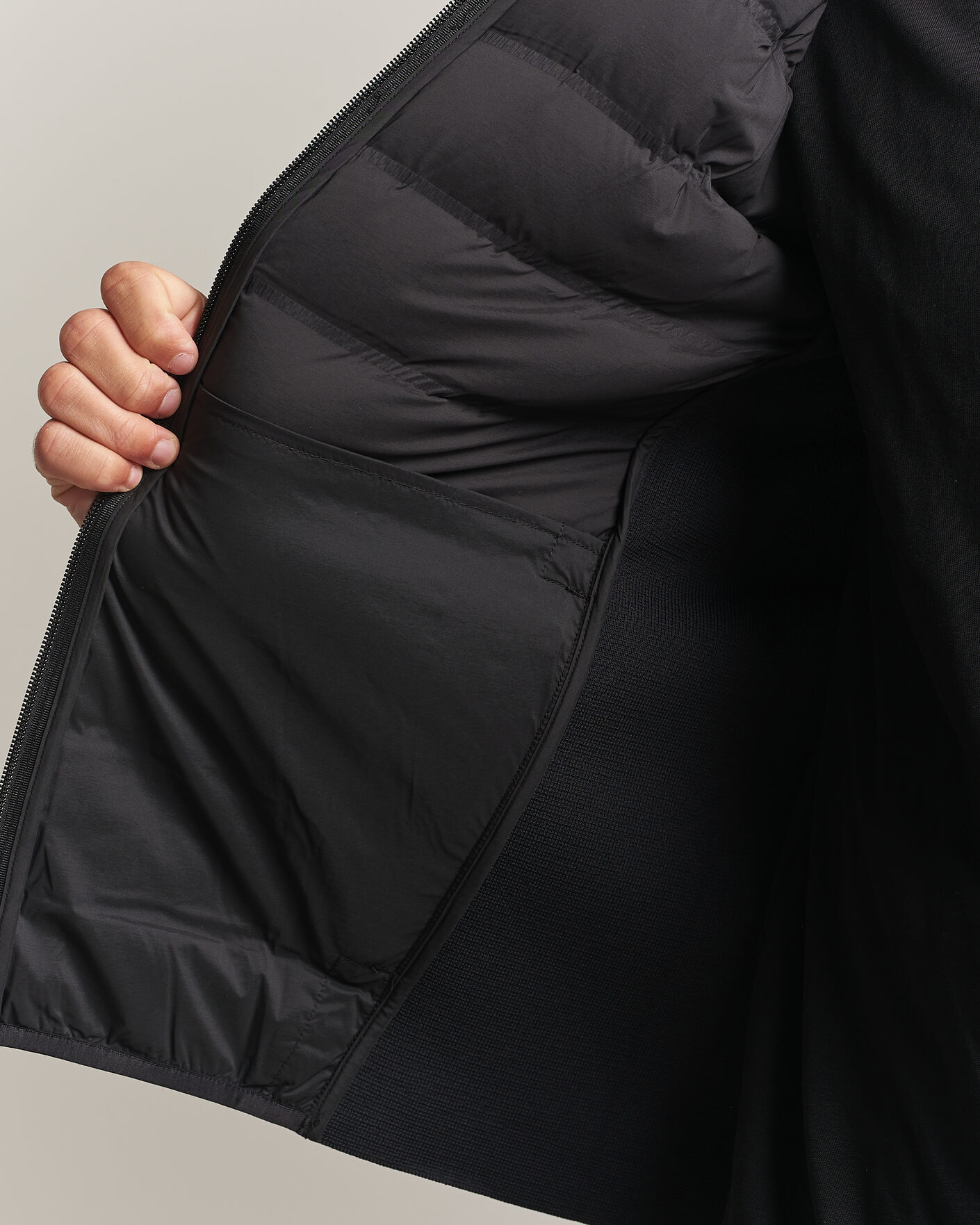 Heren | Jassen | Sail Racing | Element Seamless Hybrid Jacket Carbon