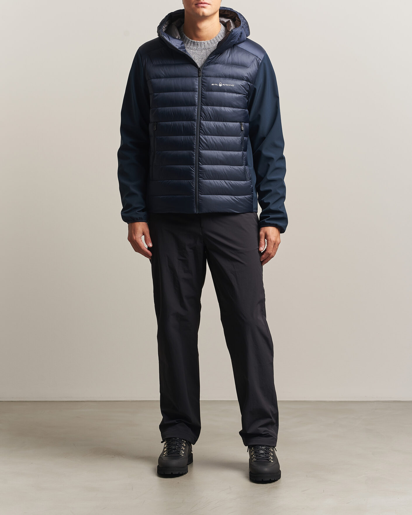 Heren | Jassen | Sail Racing | Spray Down Hooded Hybrid Jacket Dark Navy