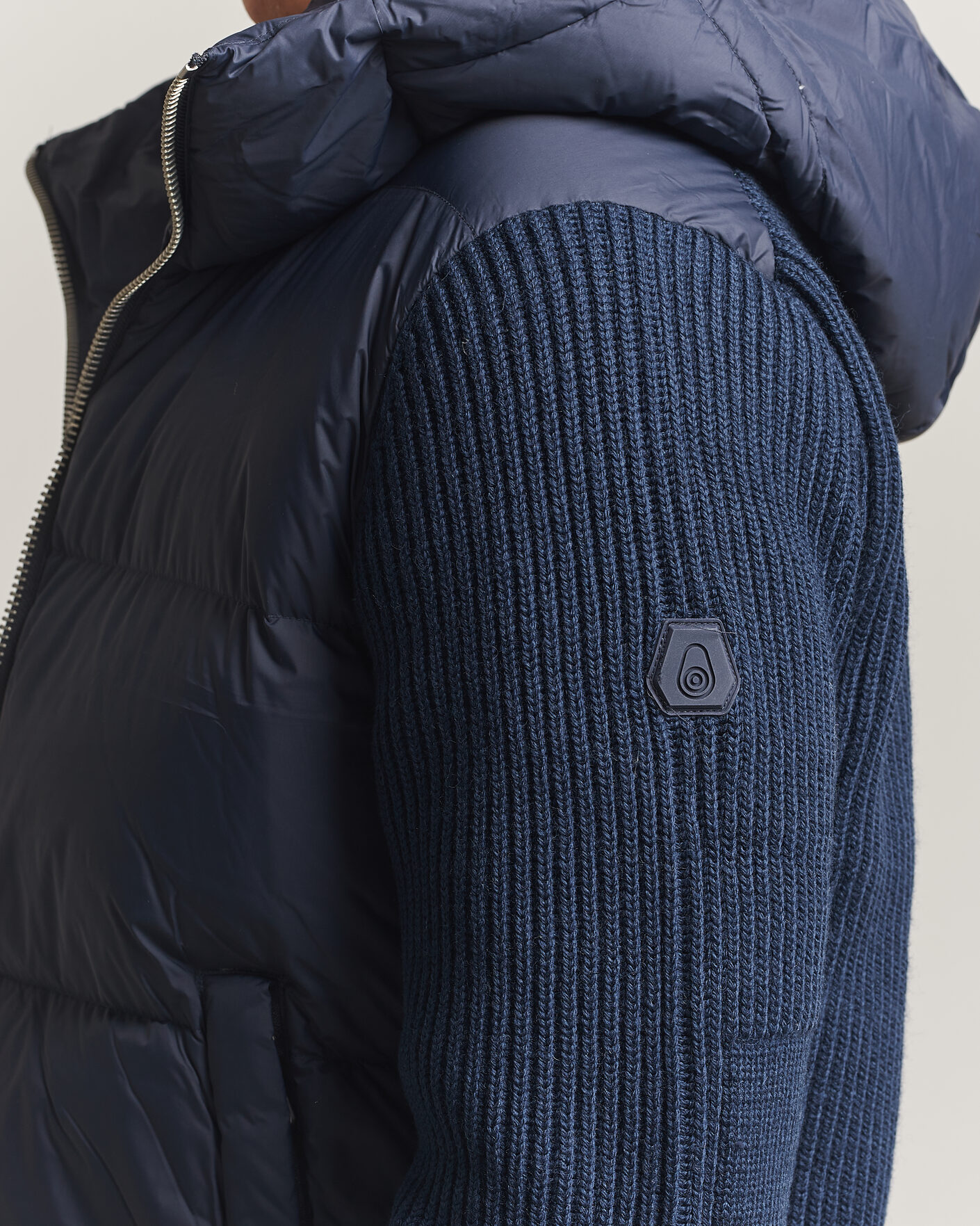 Heren | Jassen | Sail Racing | Ridge Hooded Hybrid Jacket Dark Navy