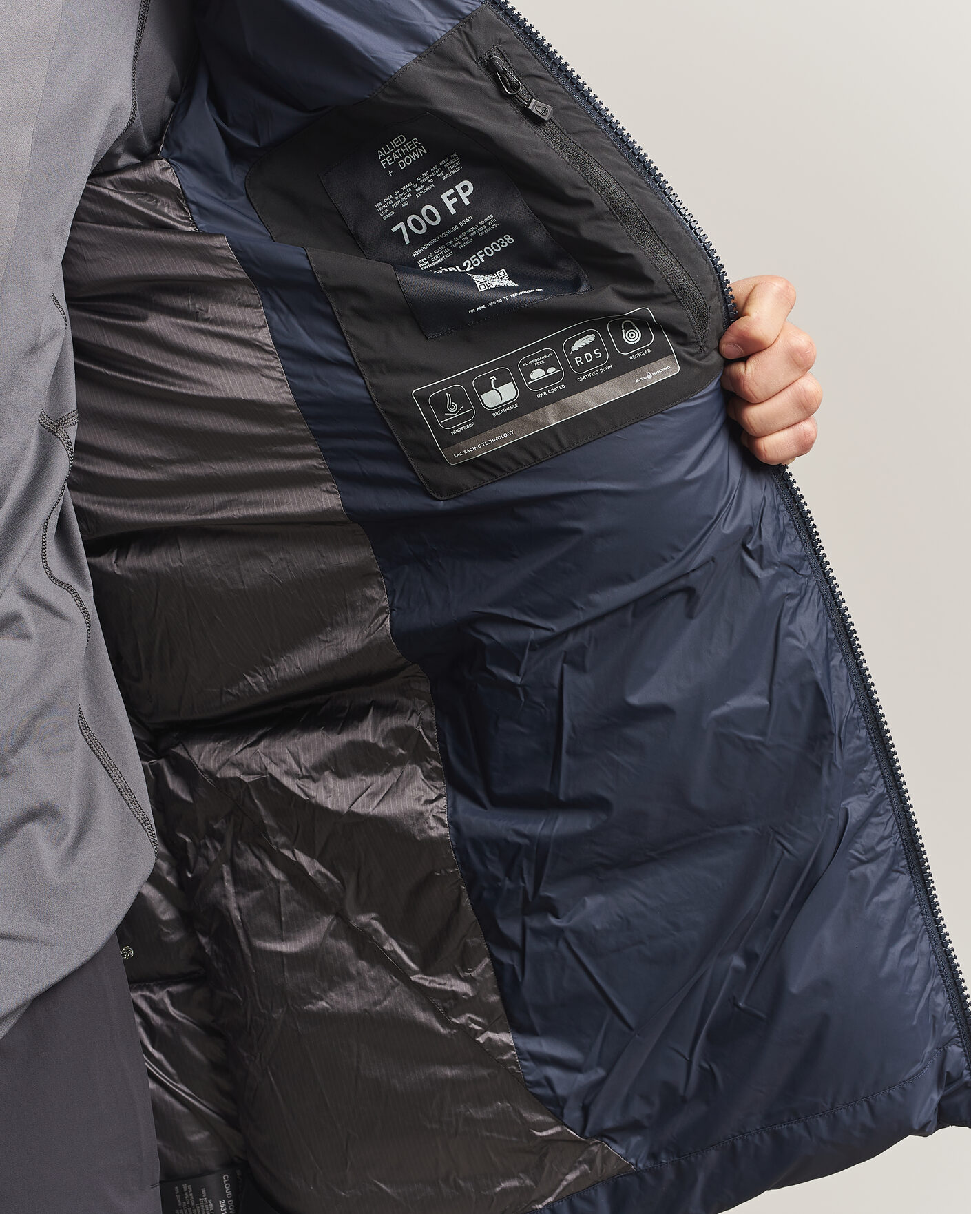 Heren | Jassen | Sail Racing | Cloud Down Hooded Parka Dark Navy