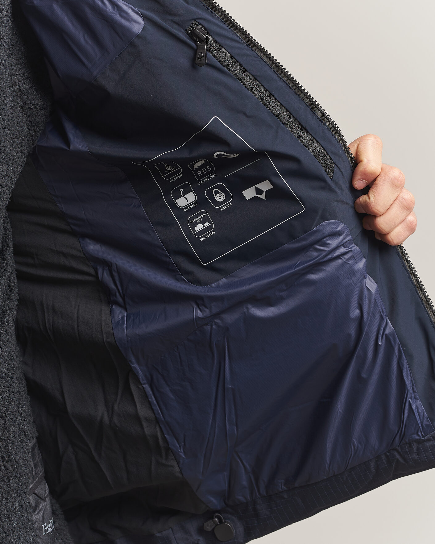 Heren | Jassen | Sail Racing | Polar Down Hooded Jacket Dark Navy