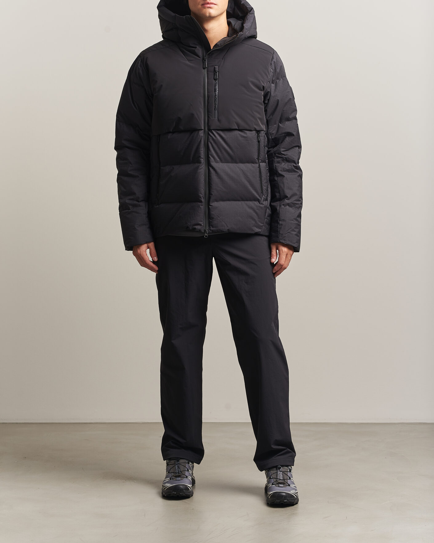 Heren | Jassen | Sail Racing | Polar Down Hooded Jacket Carbon