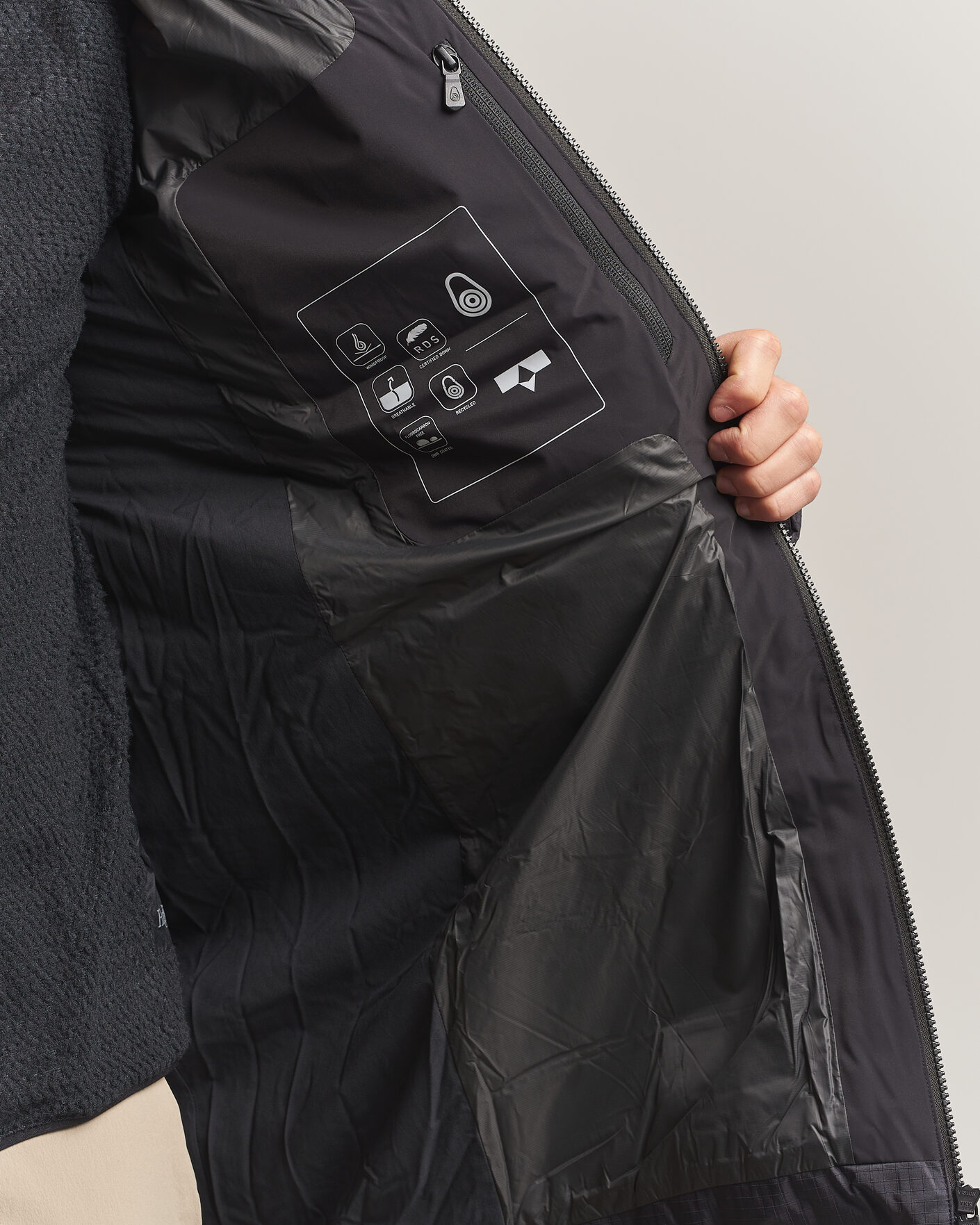 Heren | Jassen | Sail Racing | Polar Down Hooded Parka Carbon