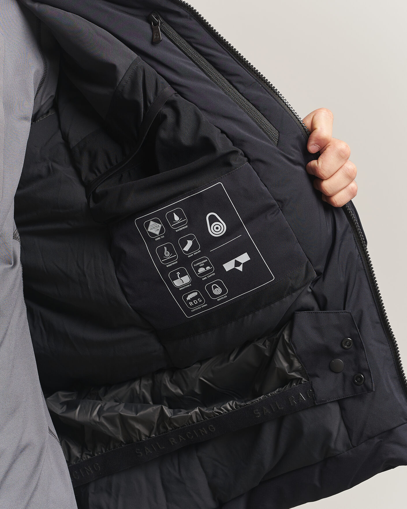 Heren | Jassen | Sail Racing | Polar Gore-Tex Hooded Jacket Carbon