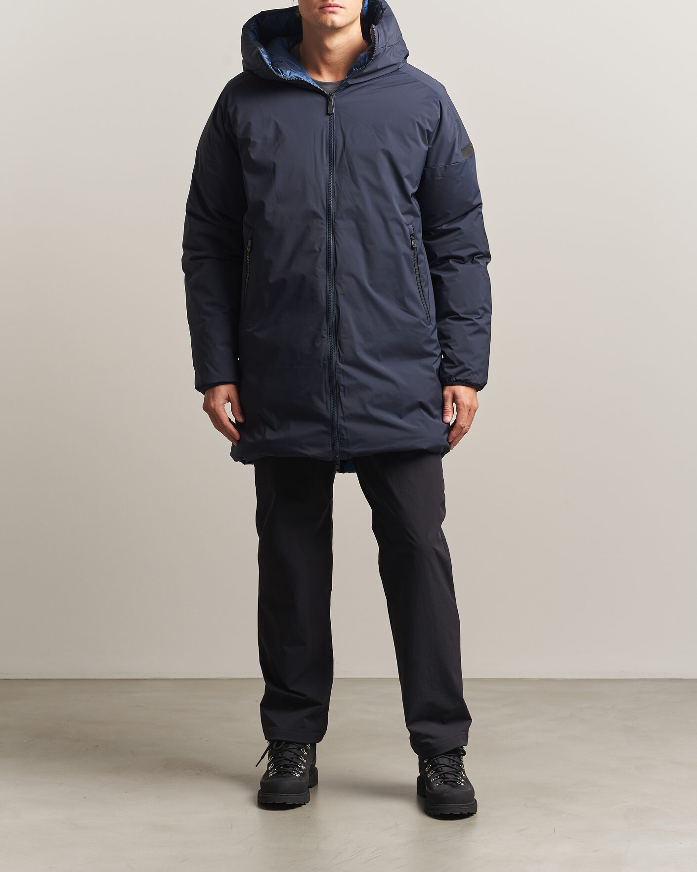 Heren | Jassen | Sail Racing | Thunder Reversible Hooded Parka Dark Navy
