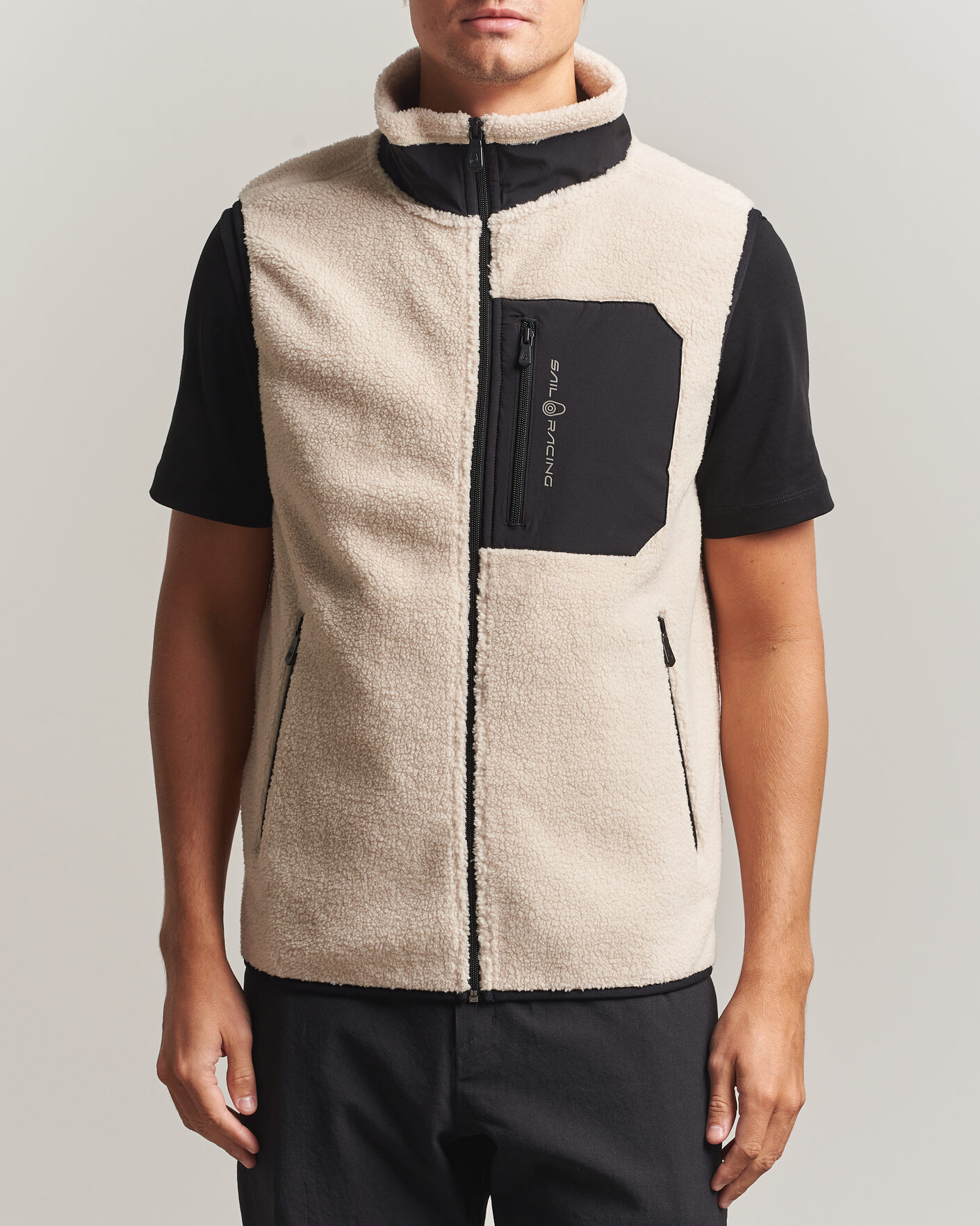 Heren | Truien | Sail Racing | Bowman Pile Vest Ivory