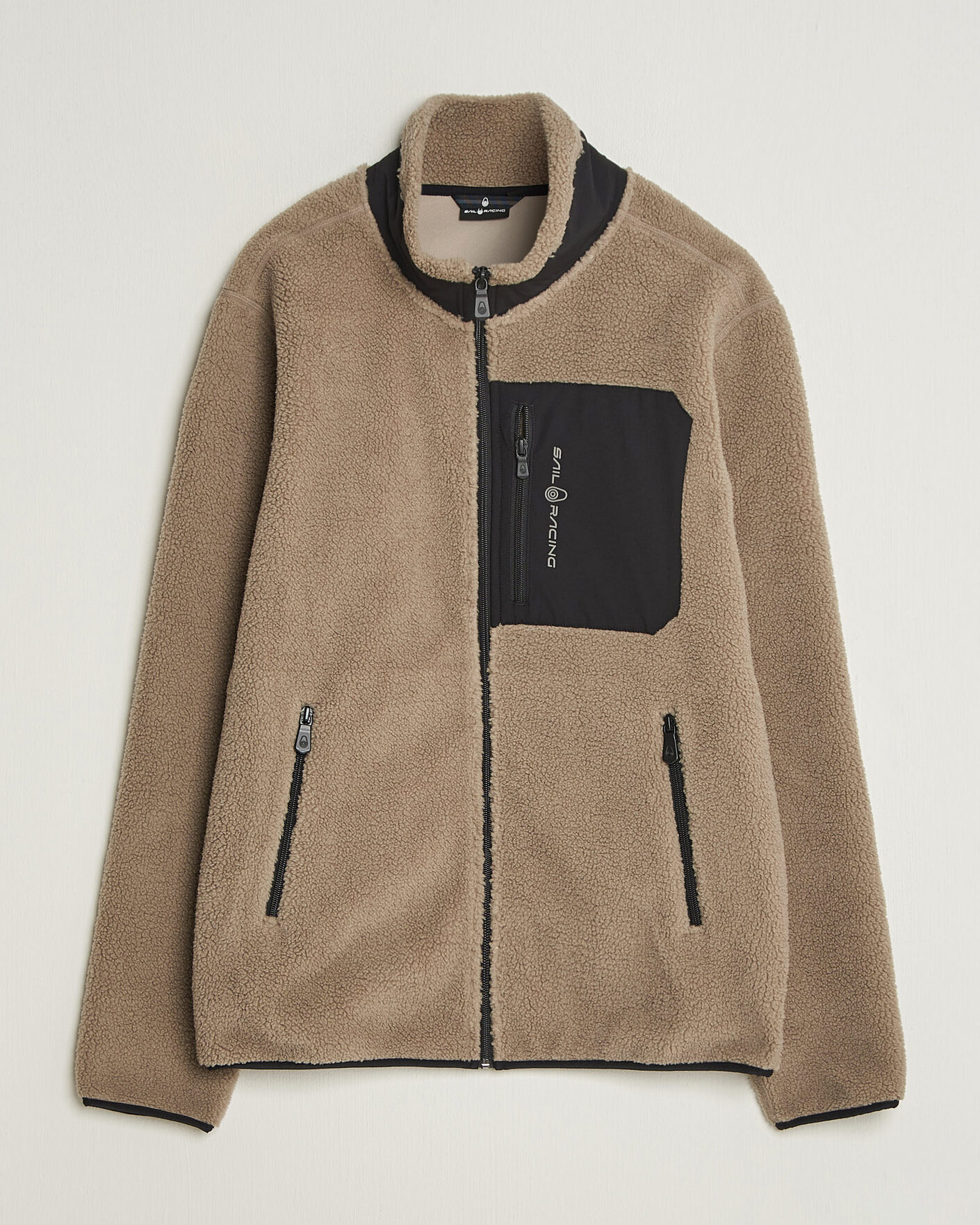Heren | Truien | Sail Racing | Bowman Pile Full Zip Sand