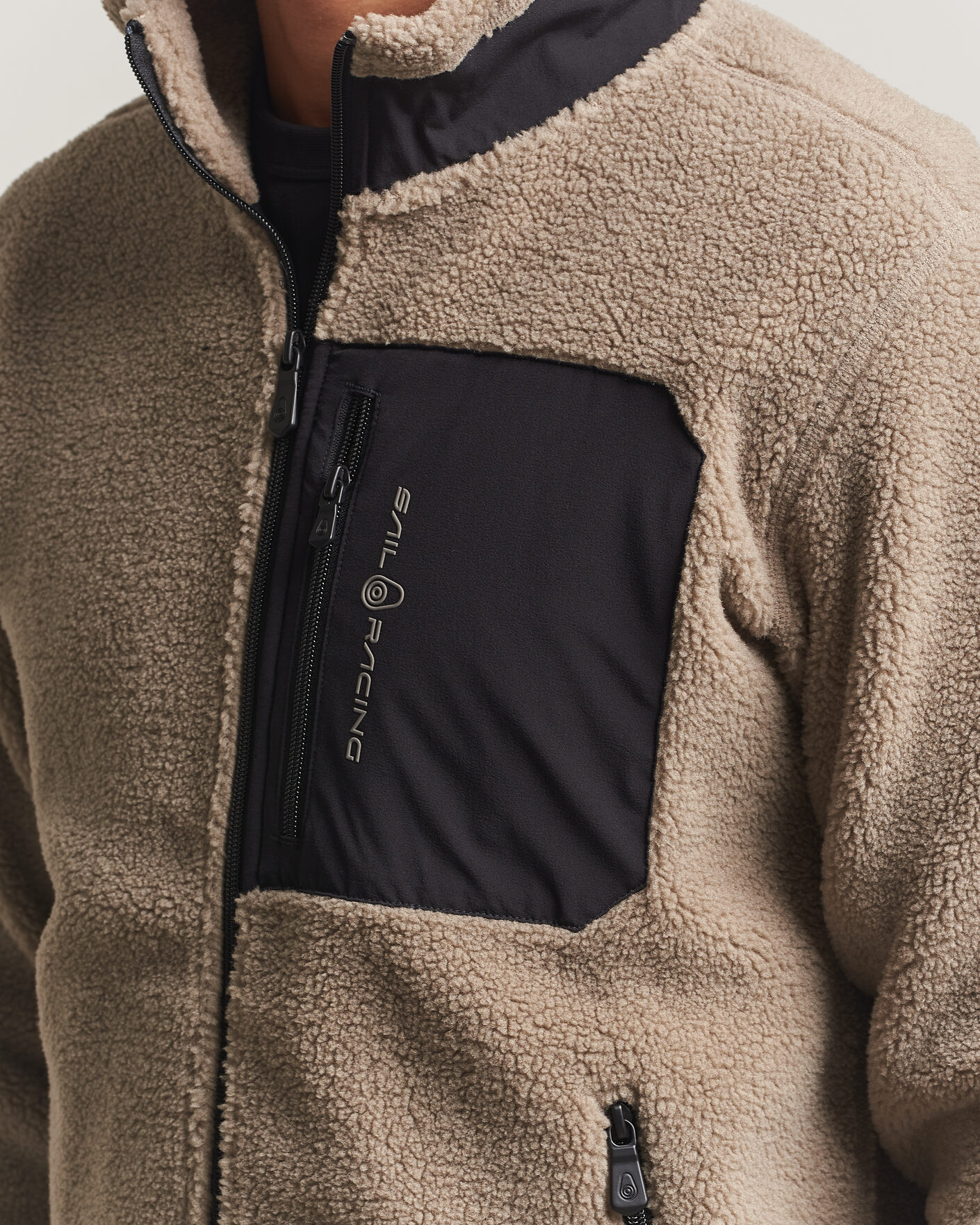 Heren | Truien | Sail Racing | Bowman Pile Full Zip Sand
