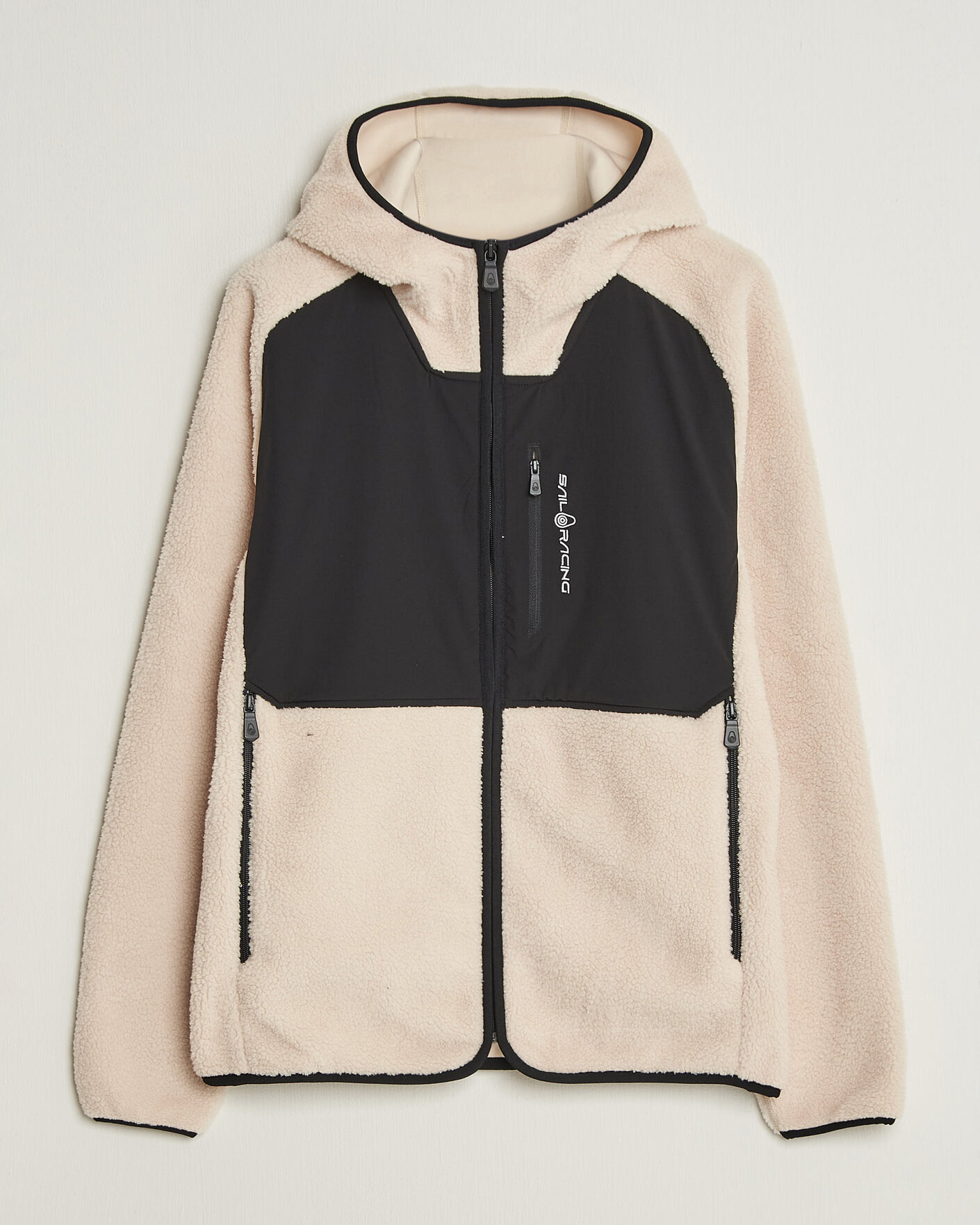 Heren | Truien | Sail Racing | Patrol Pile Full Zip Hoodie Ivory