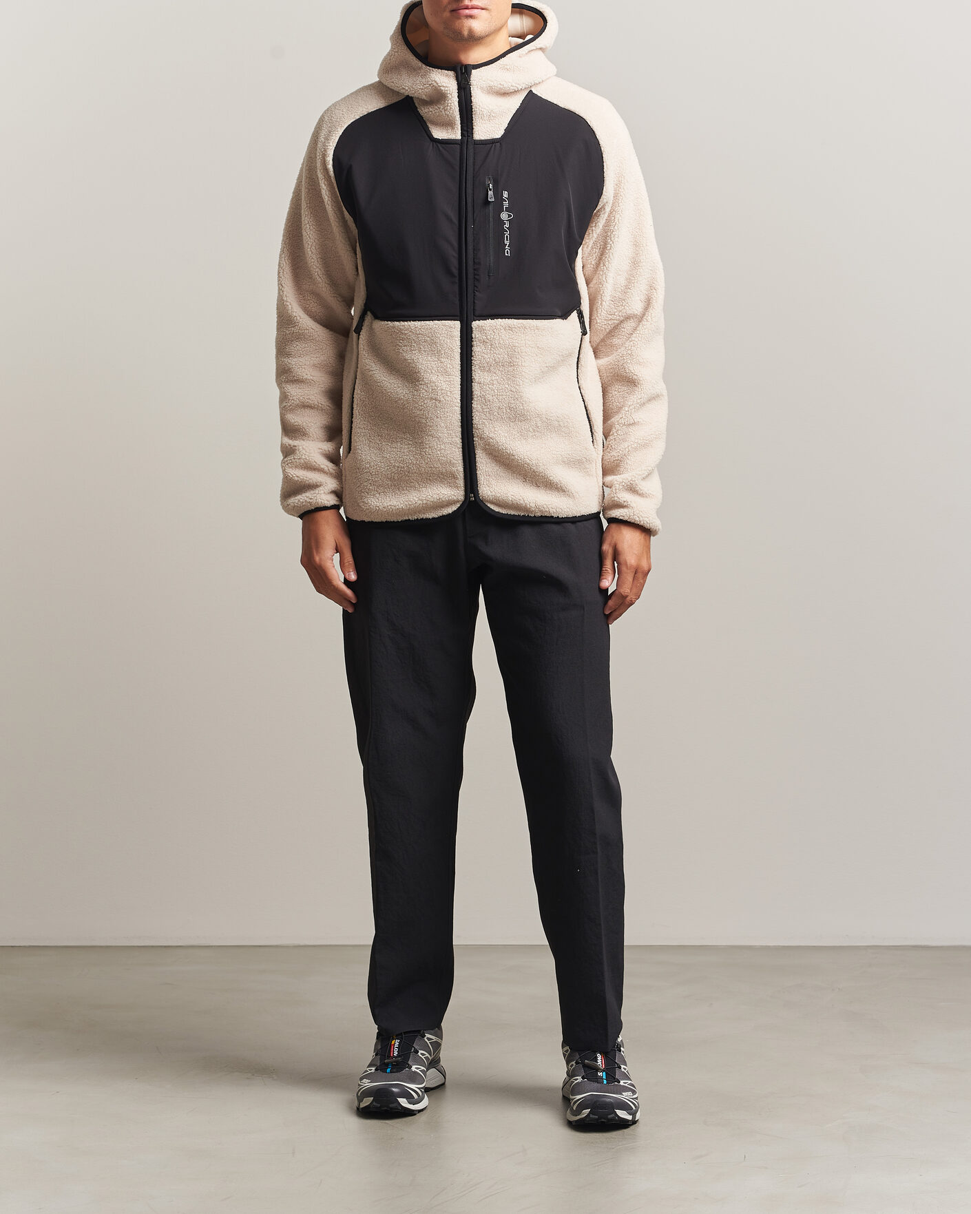Heren | Truien | Sail Racing | Patrol Pile Full Zip Hoodie Ivory