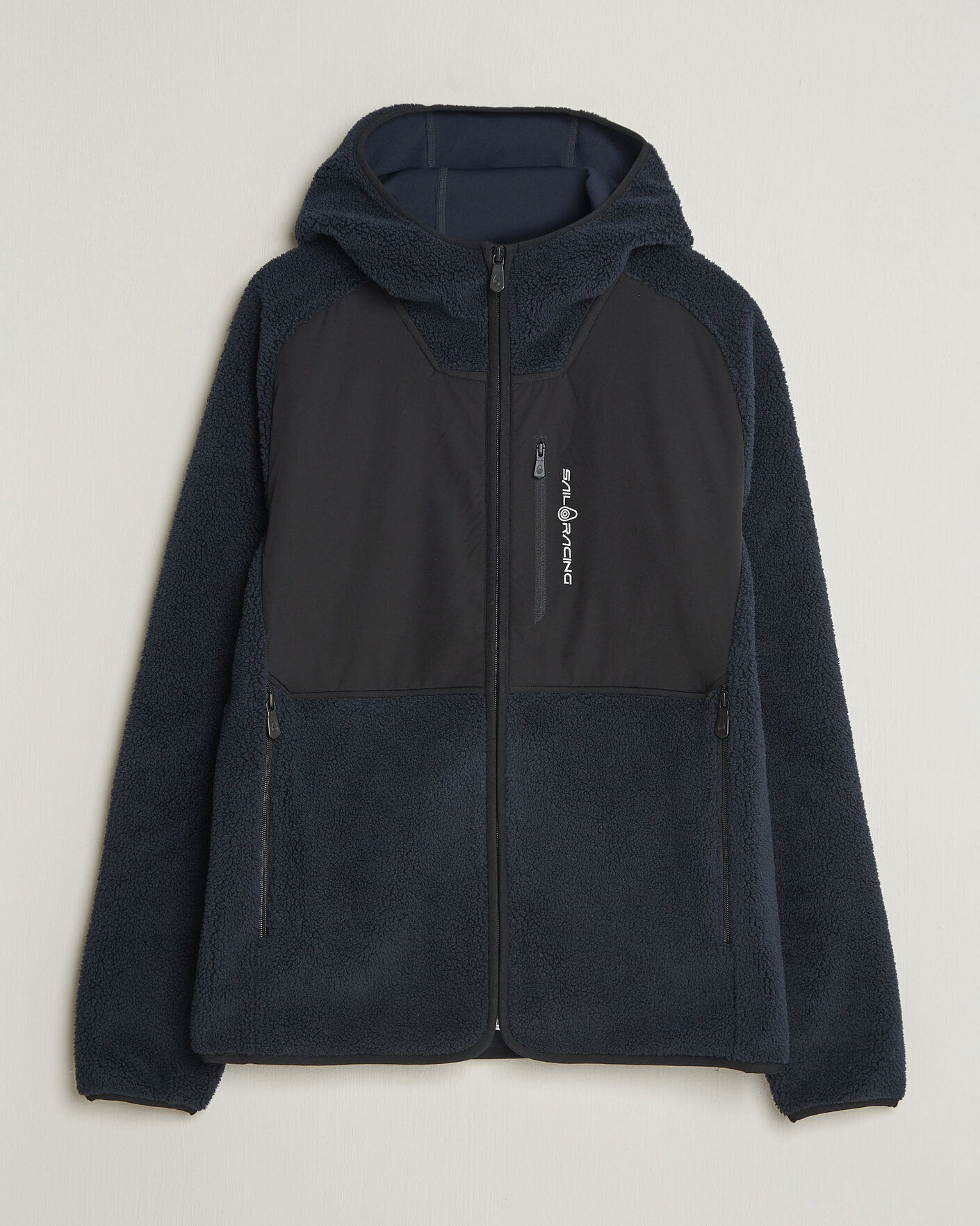 Heren | Truien | Sail Racing | Patrol Pile Full Zip Hoodie Dark Navy