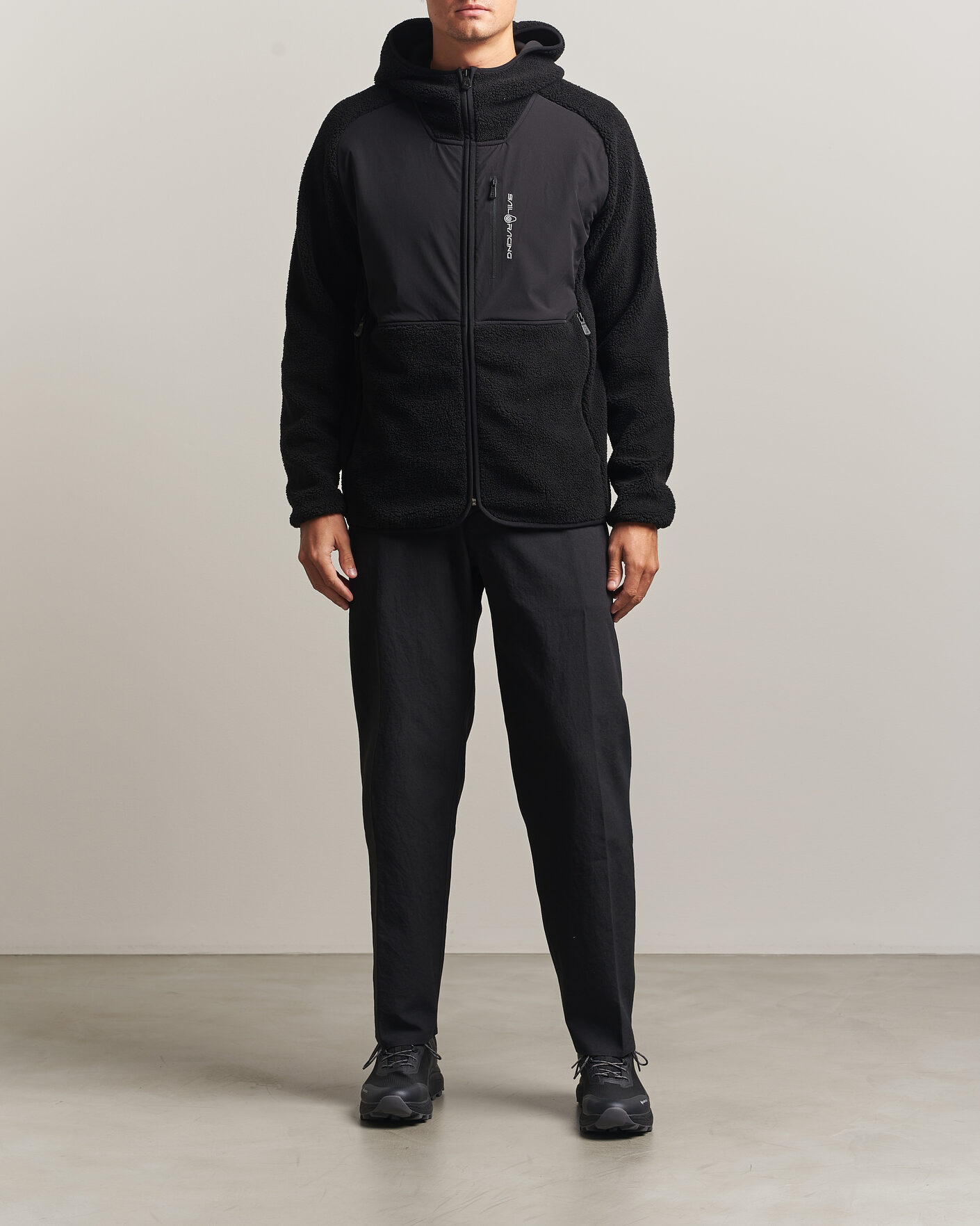 Heren | Truien | Sail Racing | Patrol Pile Full Zip Hoodie Carbon
