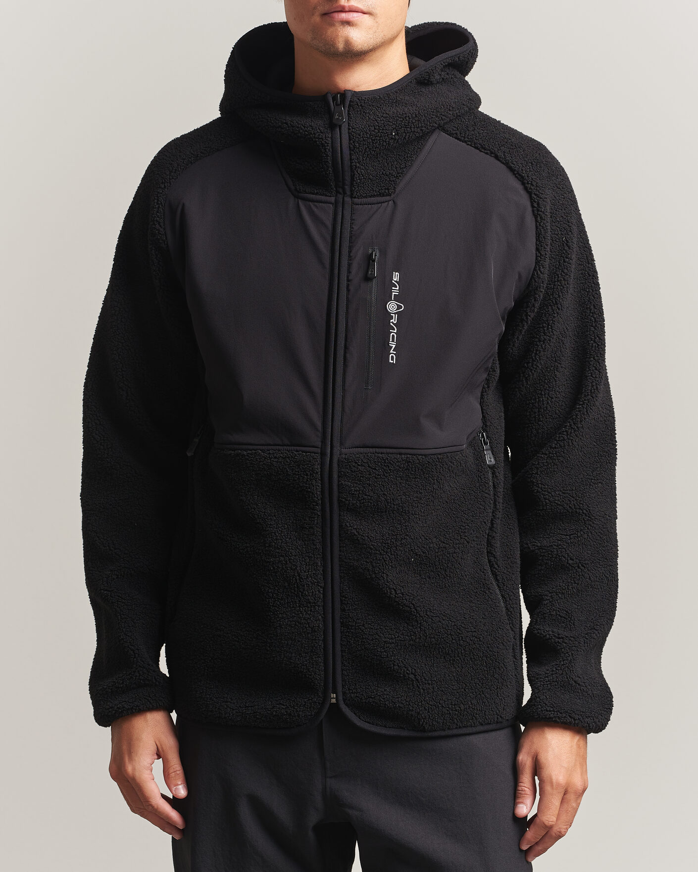 Heren | Truien | Sail Racing | Patrol Pile Full Zip Hoodie Carbon