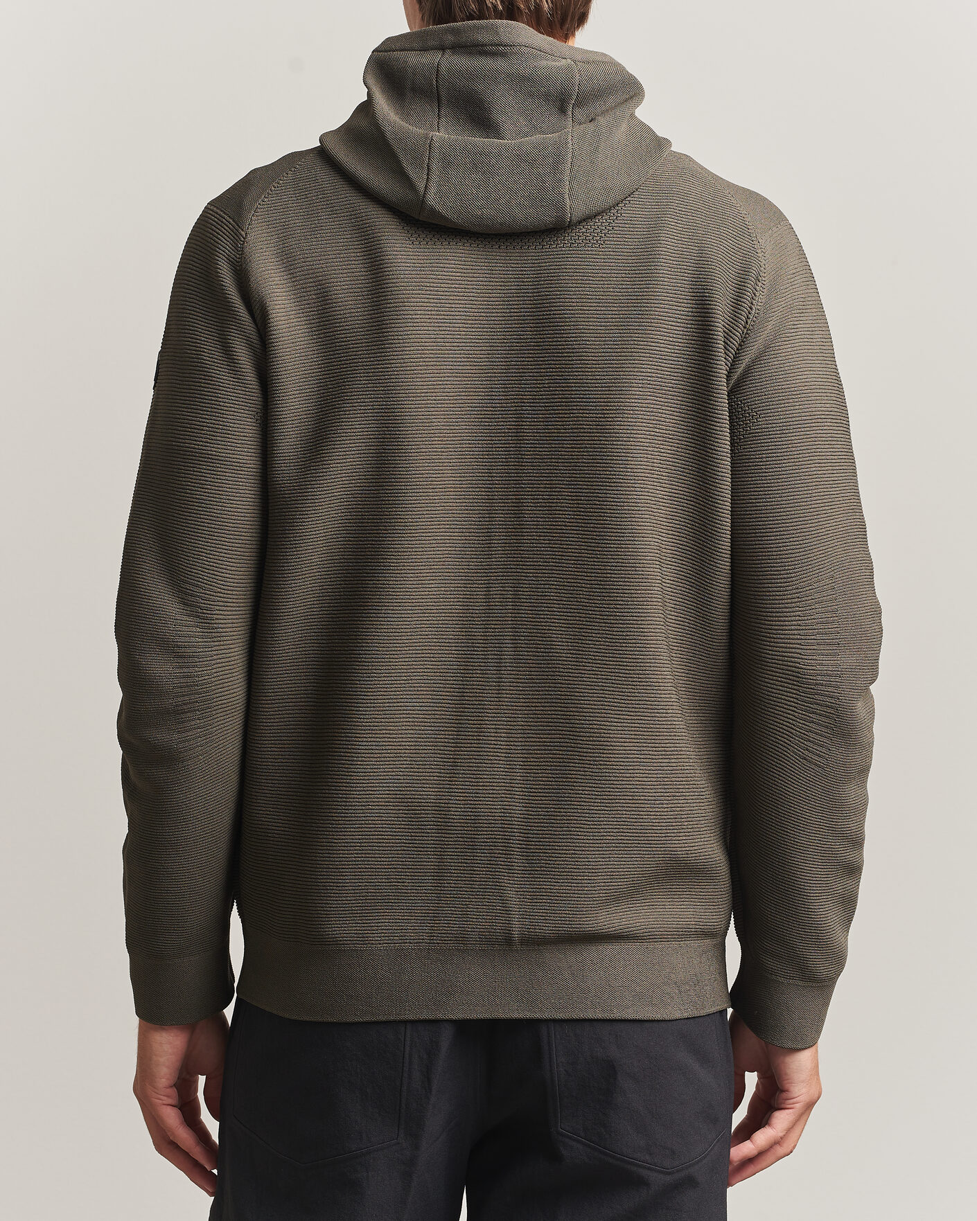 Heren | Truien | Sail Racing | Element Seamless Full Zip Hoodie Mud Green