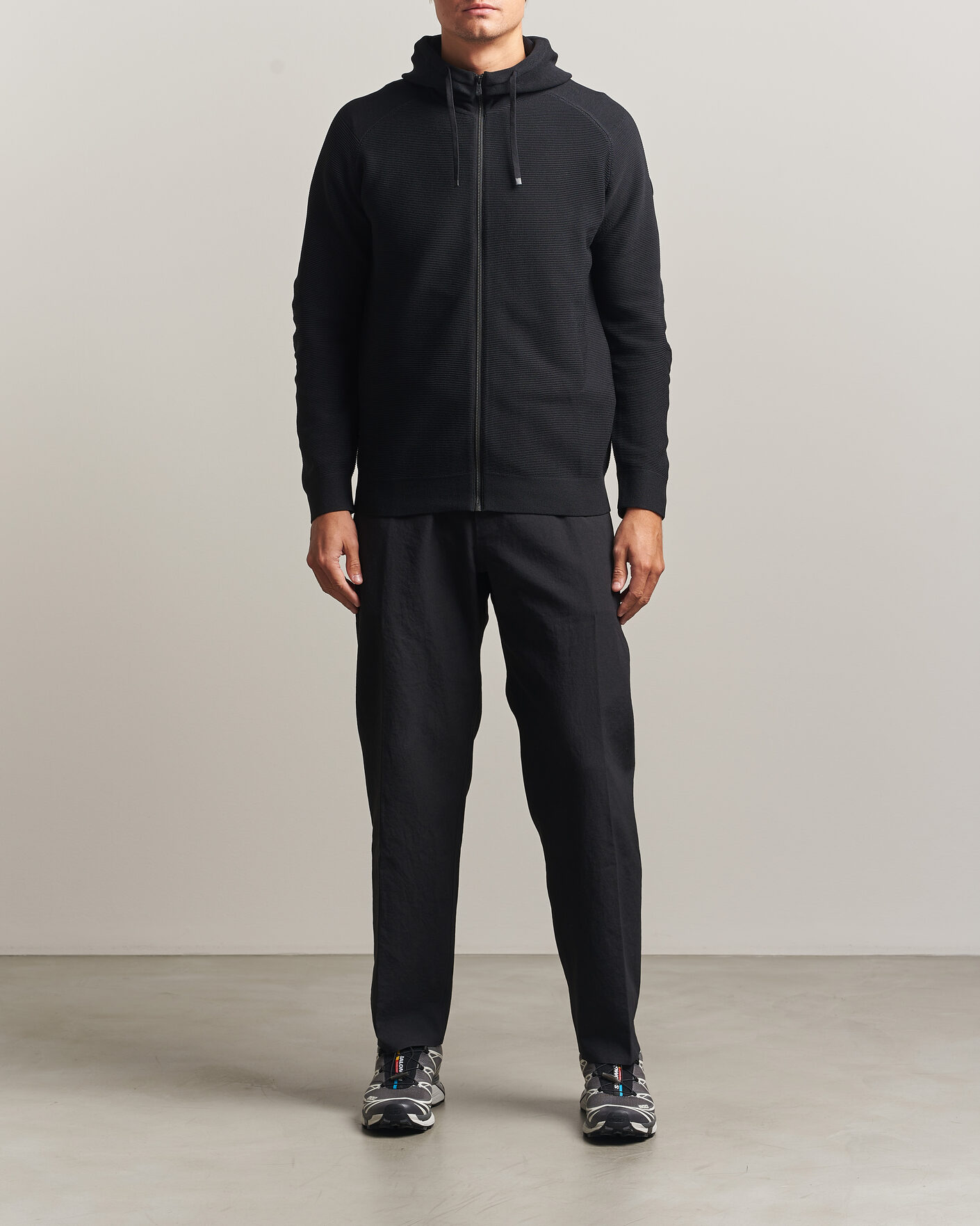 Heren | Truien | Sail Racing | Element Seamless Full Zip Hoodie Carbon