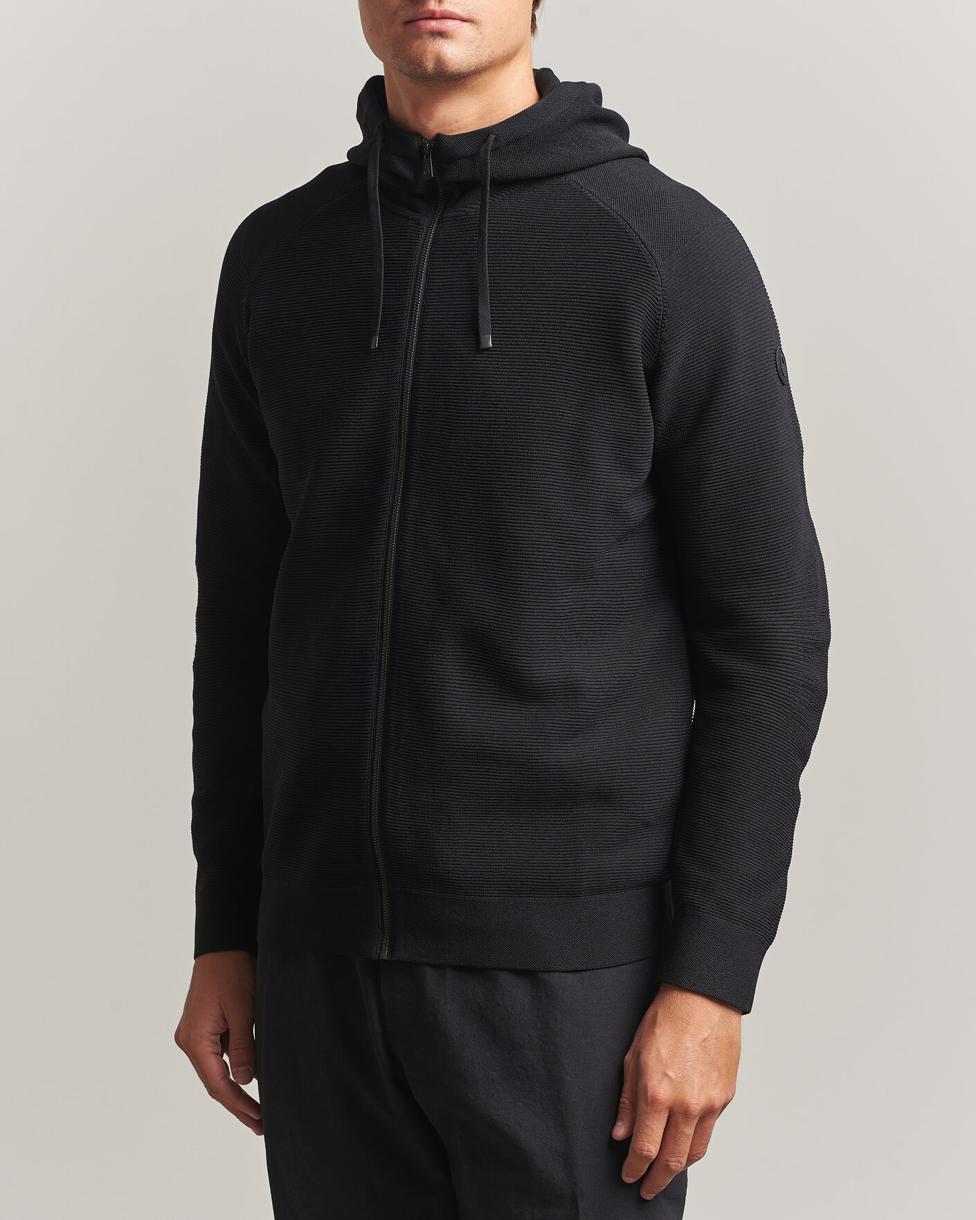 Heren | Truien | Sail Racing | Element Seamless Full Zip Hoodie Carbon