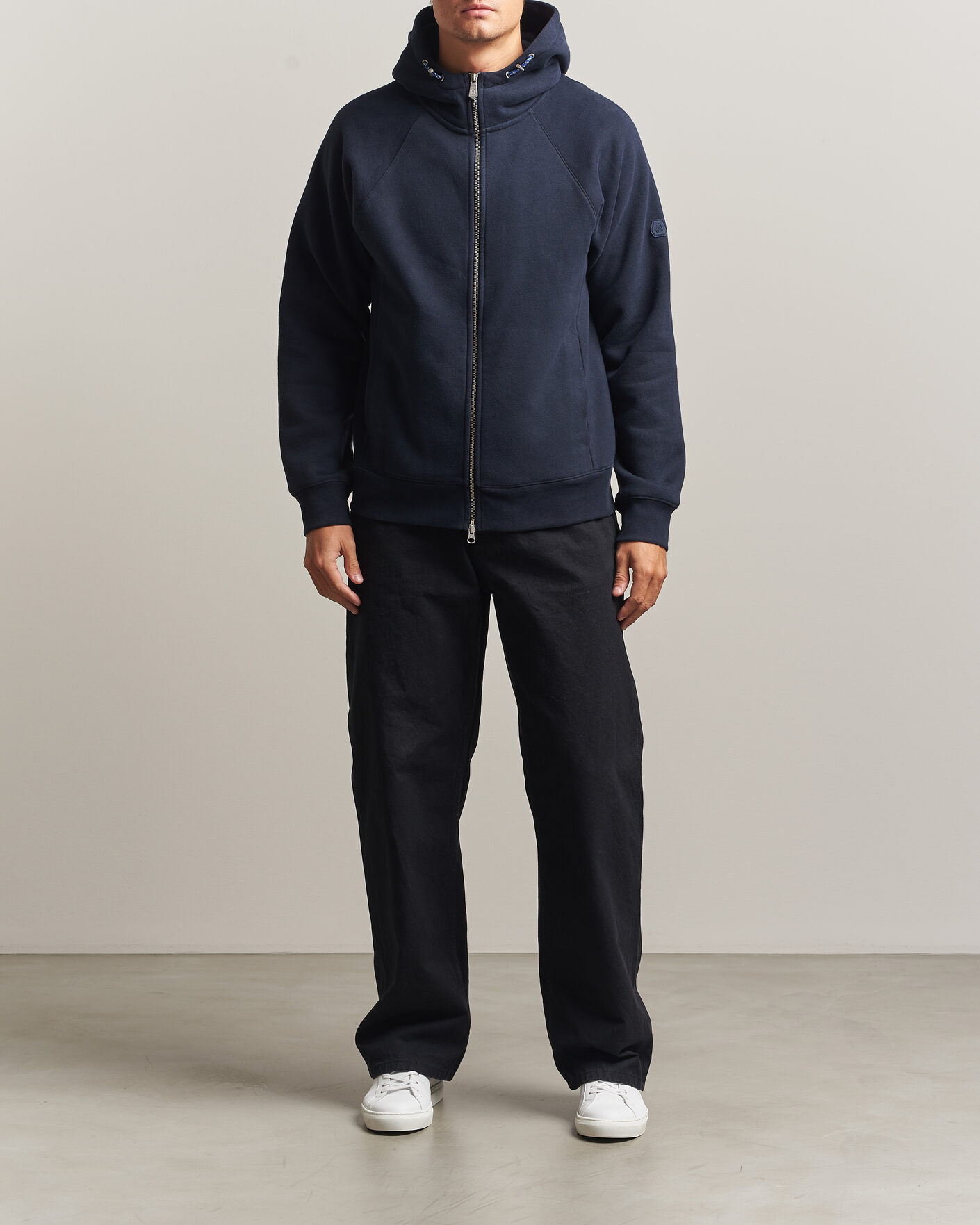 Heren | Truien | Sail Racing | Flow Full Zip Hoodie Dark Navy