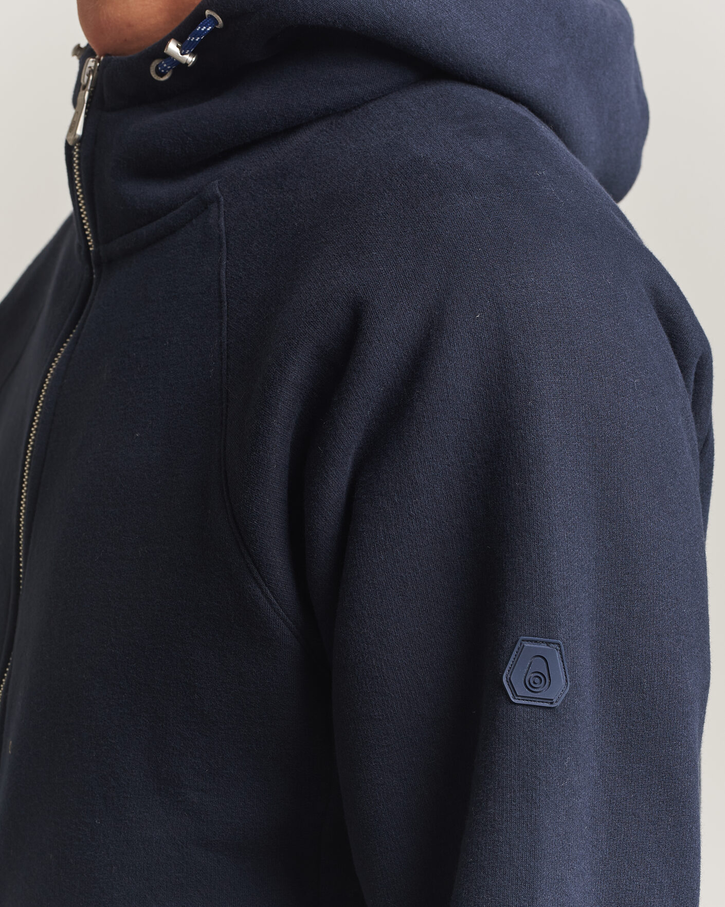 Heren | Truien | Sail Racing | Flow Full Zip Hoodie Dark Navy