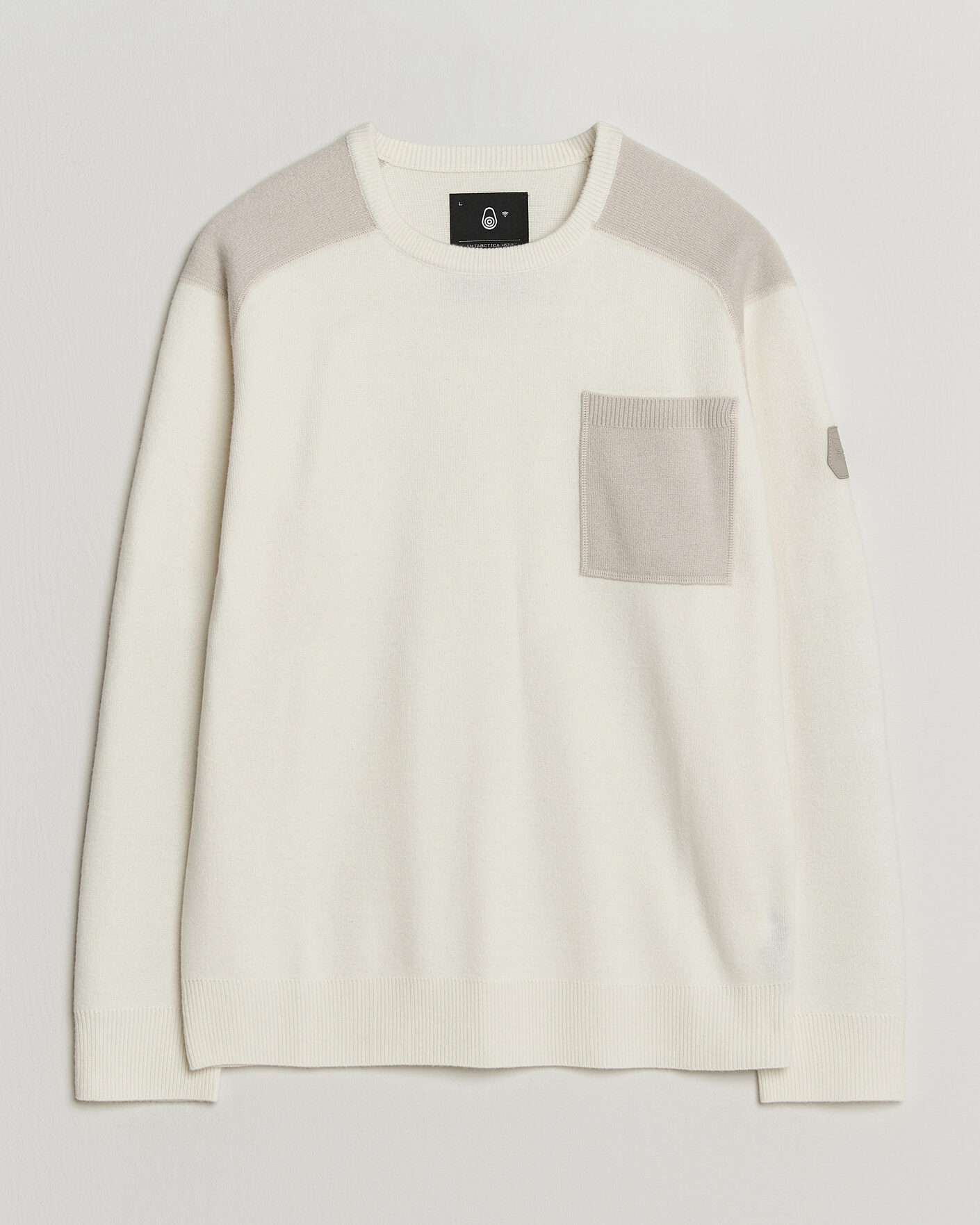Heren | Truien | Sail Racing | Spine Wool Knitted Sweater Off White