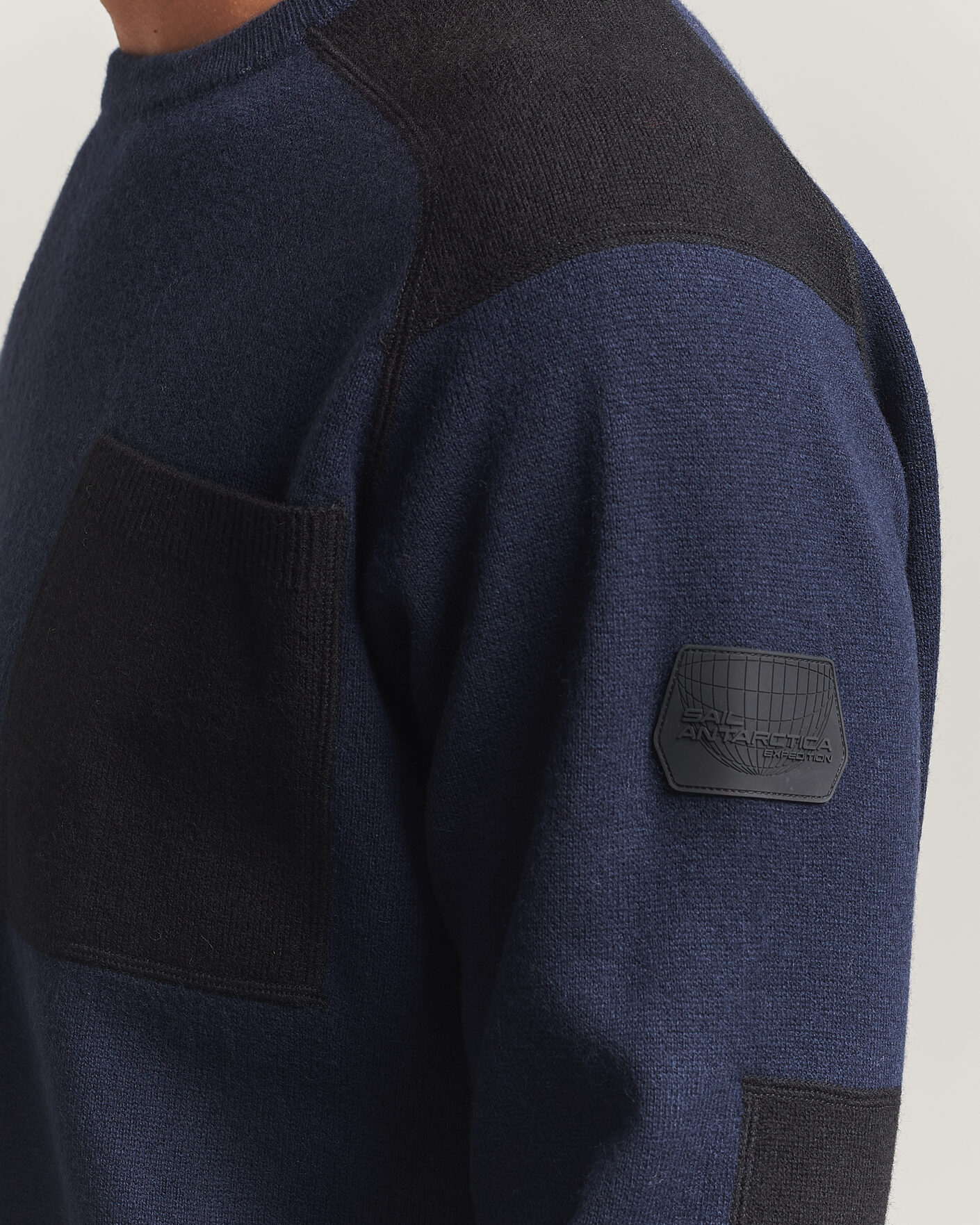 Heren | Truien | Sail Racing | Spine Wool Knitted Sweater Dark Navy