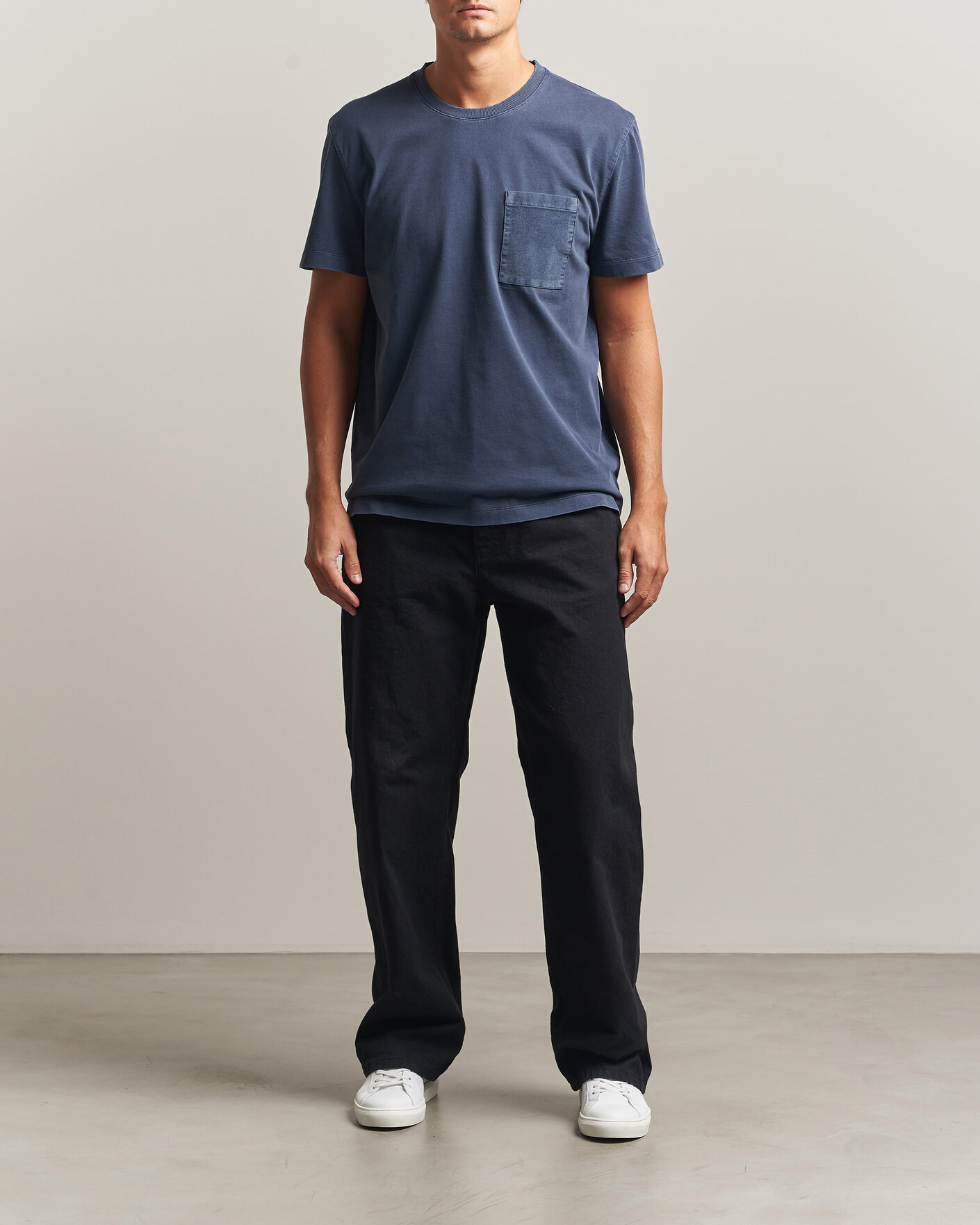 Heren | T-shirts | Sail Racing | Grinder Corduroy T-Shirt Dark Navy