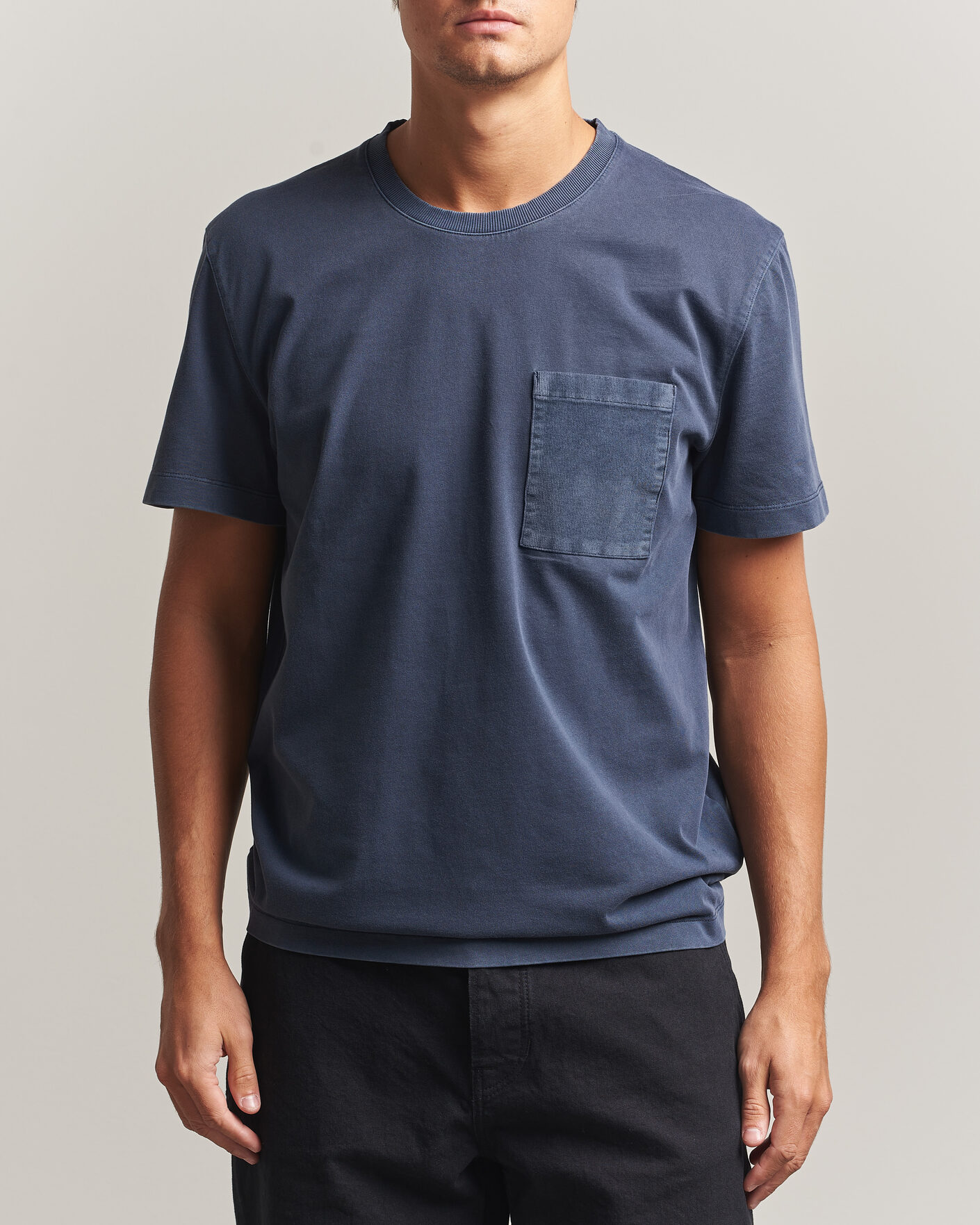 Heren | T-shirts | Sail Racing | Grinder Corduroy T-Shirt Dark Navy
