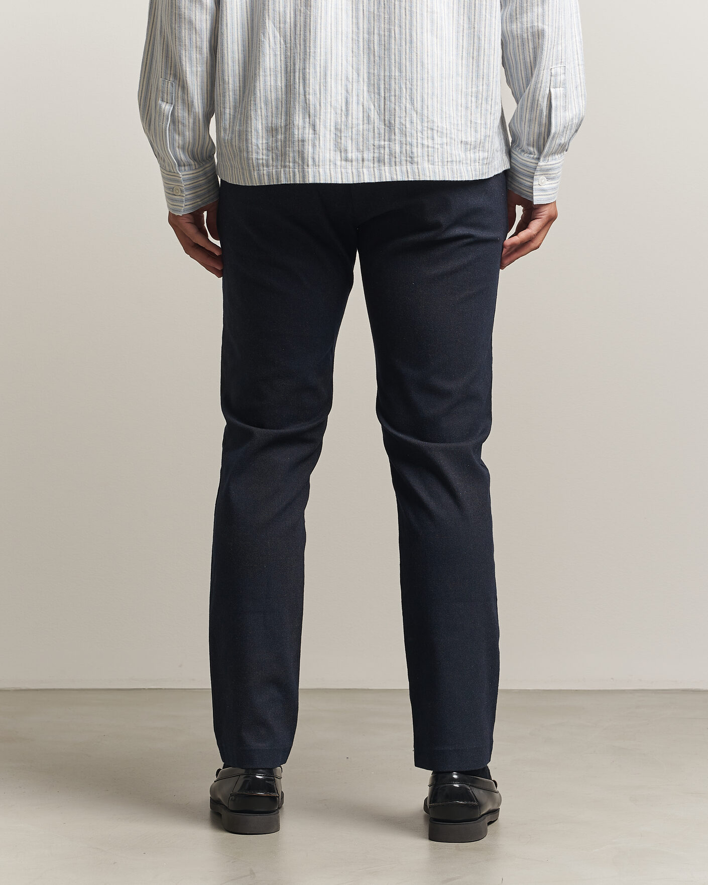 Heren | Broeken | NN07 | Theo Brushed Cotton Trousers Deep Navy