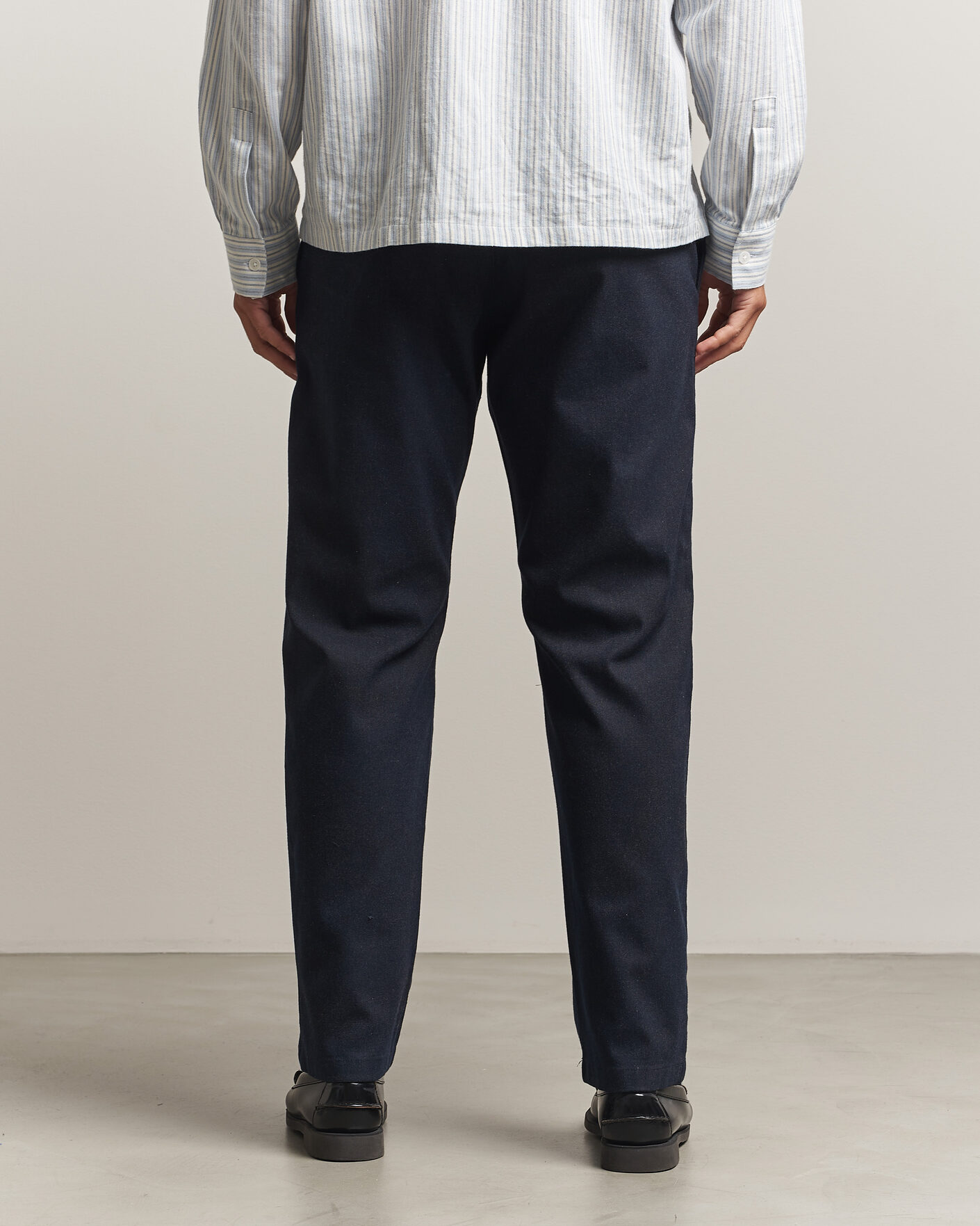 Heren | Broeken | NN07 | Aden Brushed Cotton Trousers Deep Navy