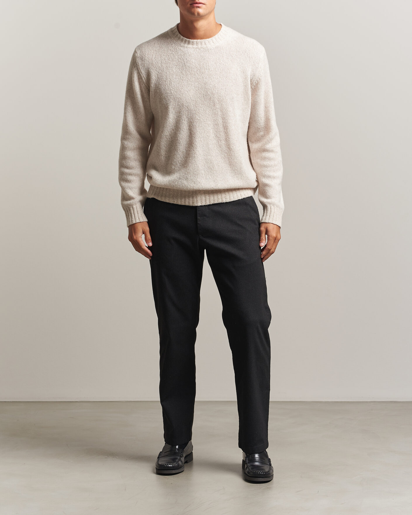 Heren | Broeken | NN07 | Aden Brushed Cotton Trousers Black Multi