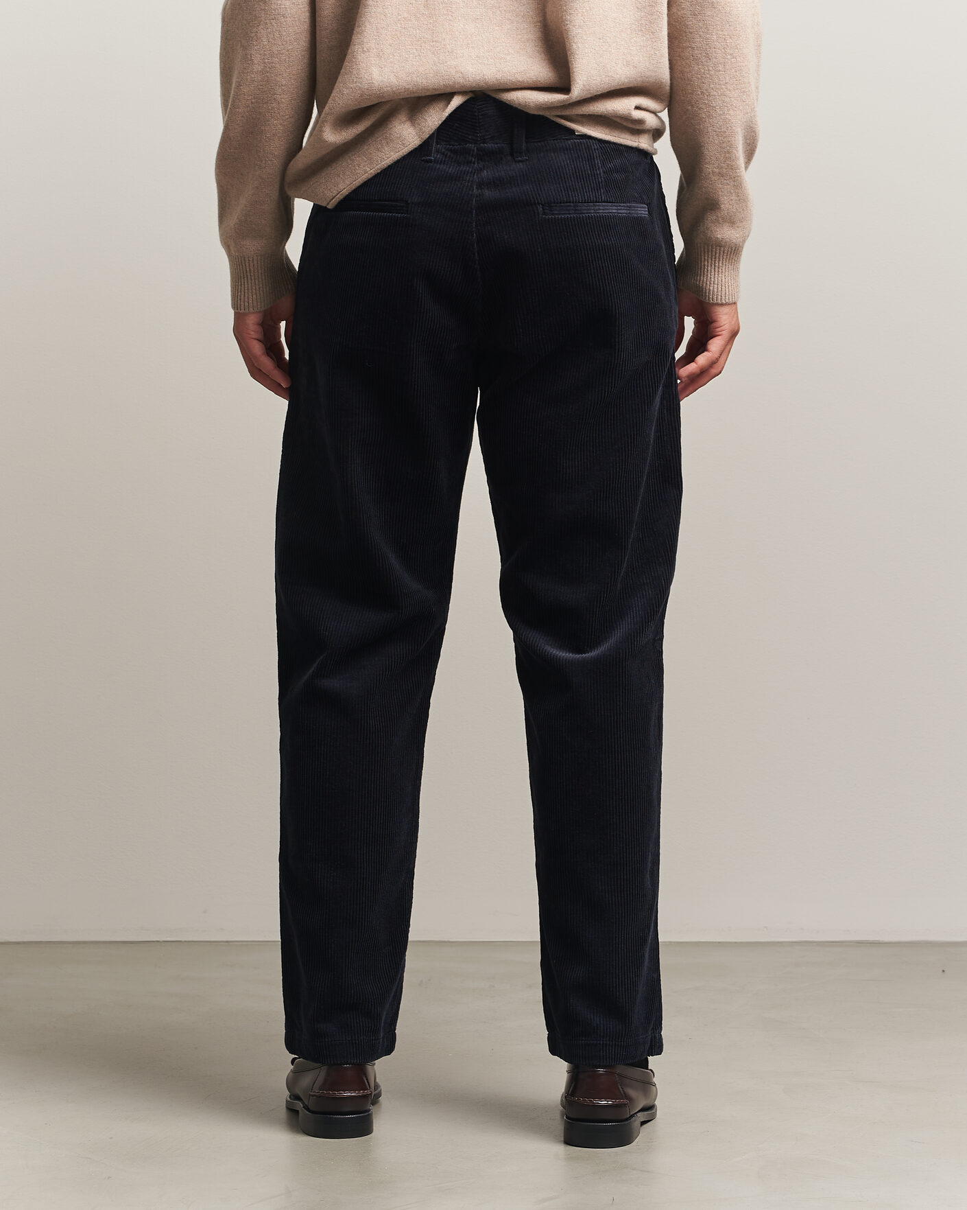 Heren | Broeken | NN07 | Aden Regular Fit Corduroy Chinos Deep Navy