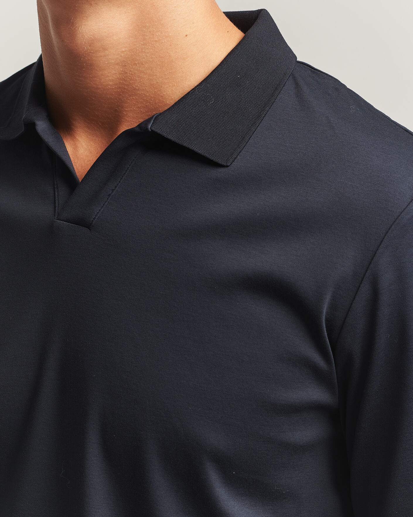 Heren | Polo's | NN07 | Paul Long Sleeve Polo Deep Navy