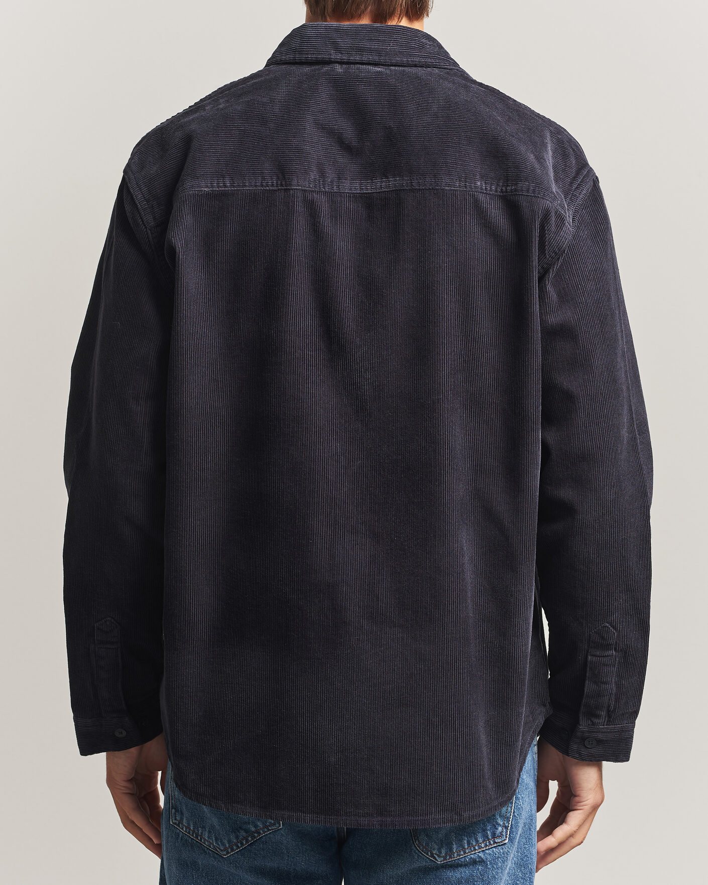 Heren | Overhemden | NN07 | Casper Corduroy Overshirt Deep Navy