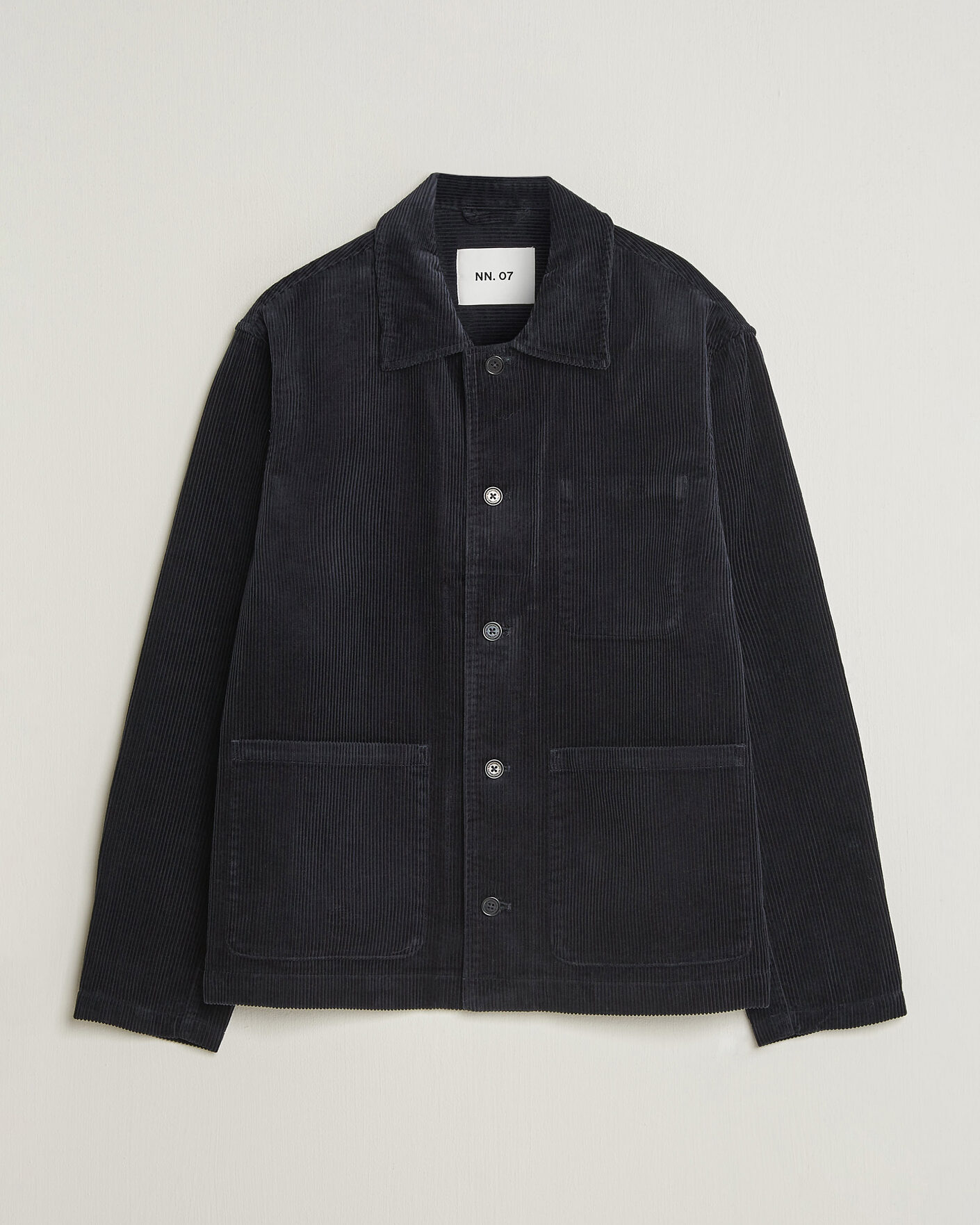 Heren | Overhemden | NN07 | Morgan Corduroy Overshirt Deep Navy
