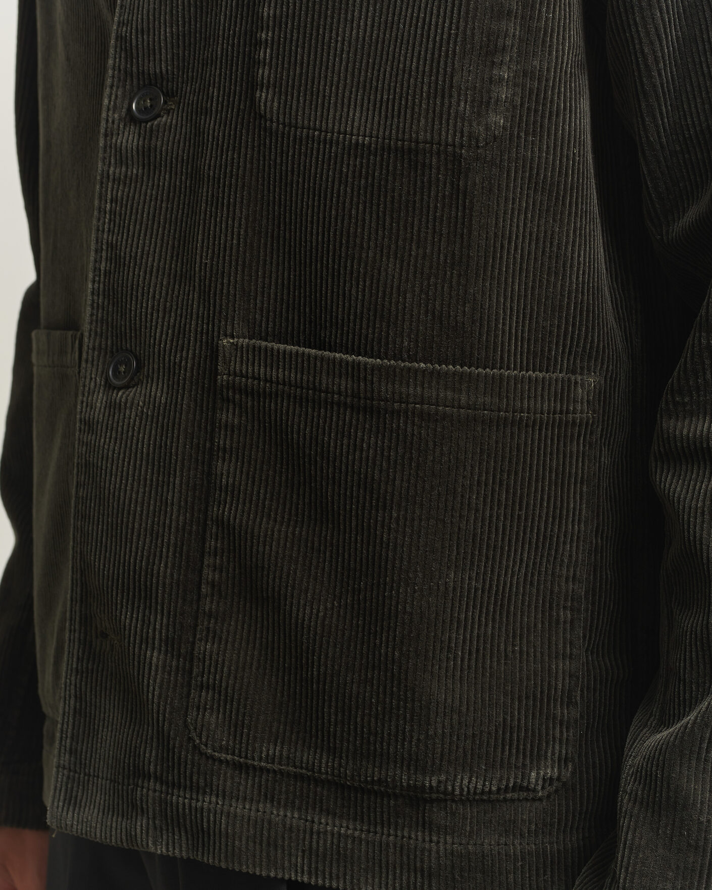 Heren | Overhemden | NN07 | Morgan Corduroy Overshirt Dark Army
