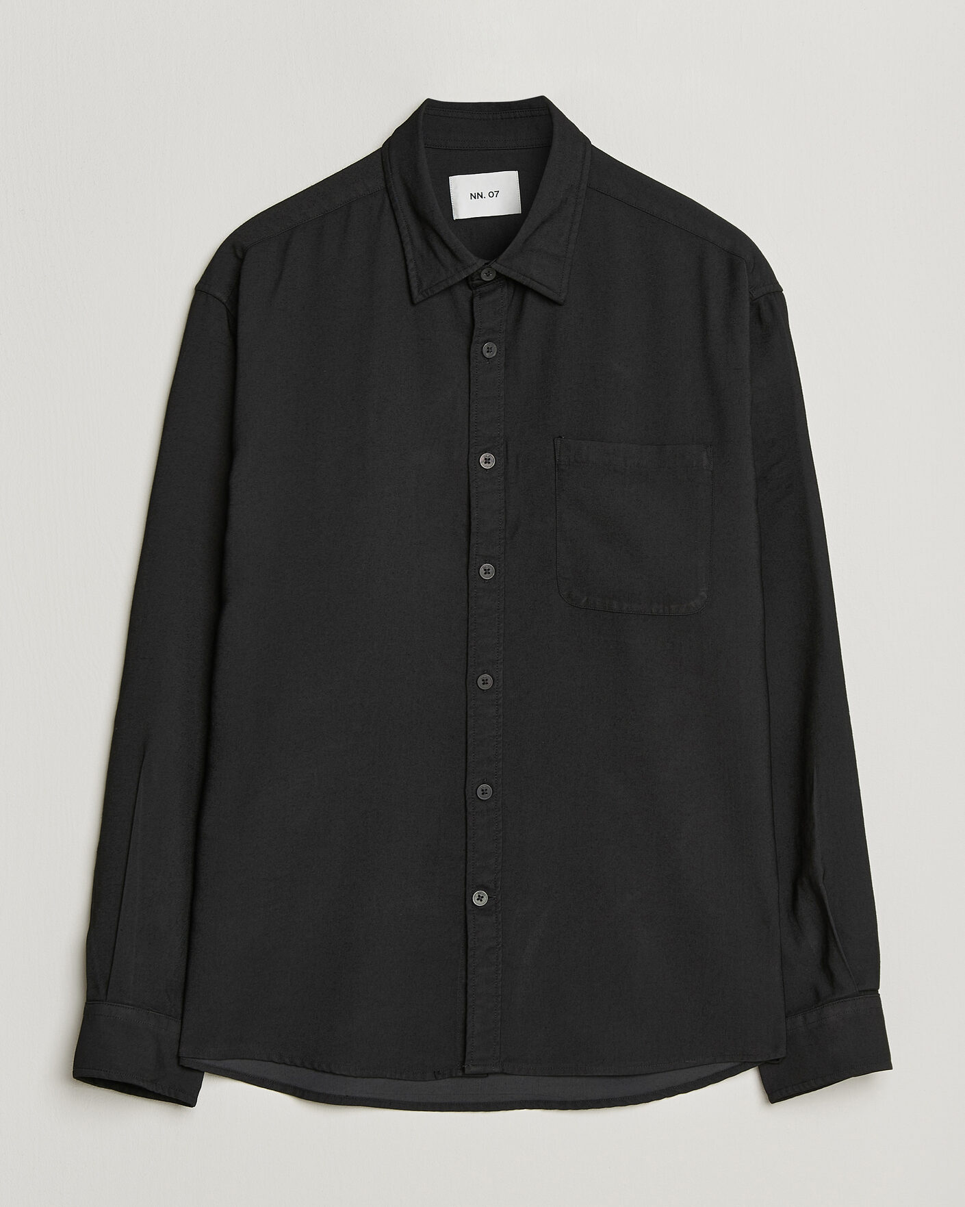 Heren | Overhemden | NN07 | Deon Viscose Shirt Black