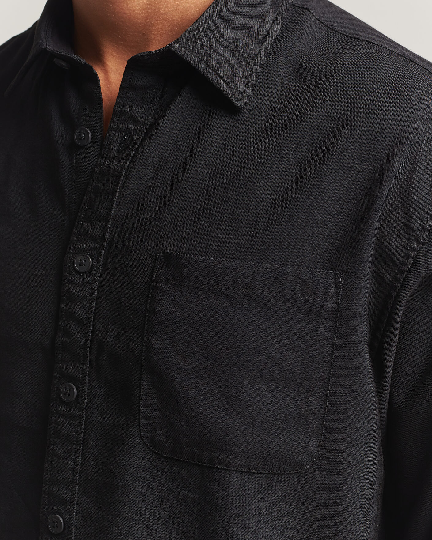 Heren | Overhemden | NN07 | Deon Viscose Shirt Black