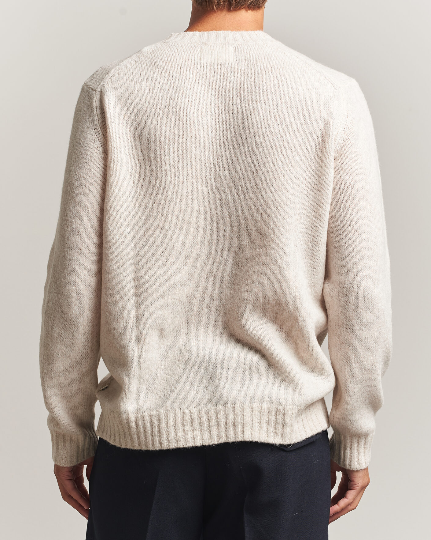 Heren | Truien | NN07 | Lee Wool Knitted Sweater Ivory