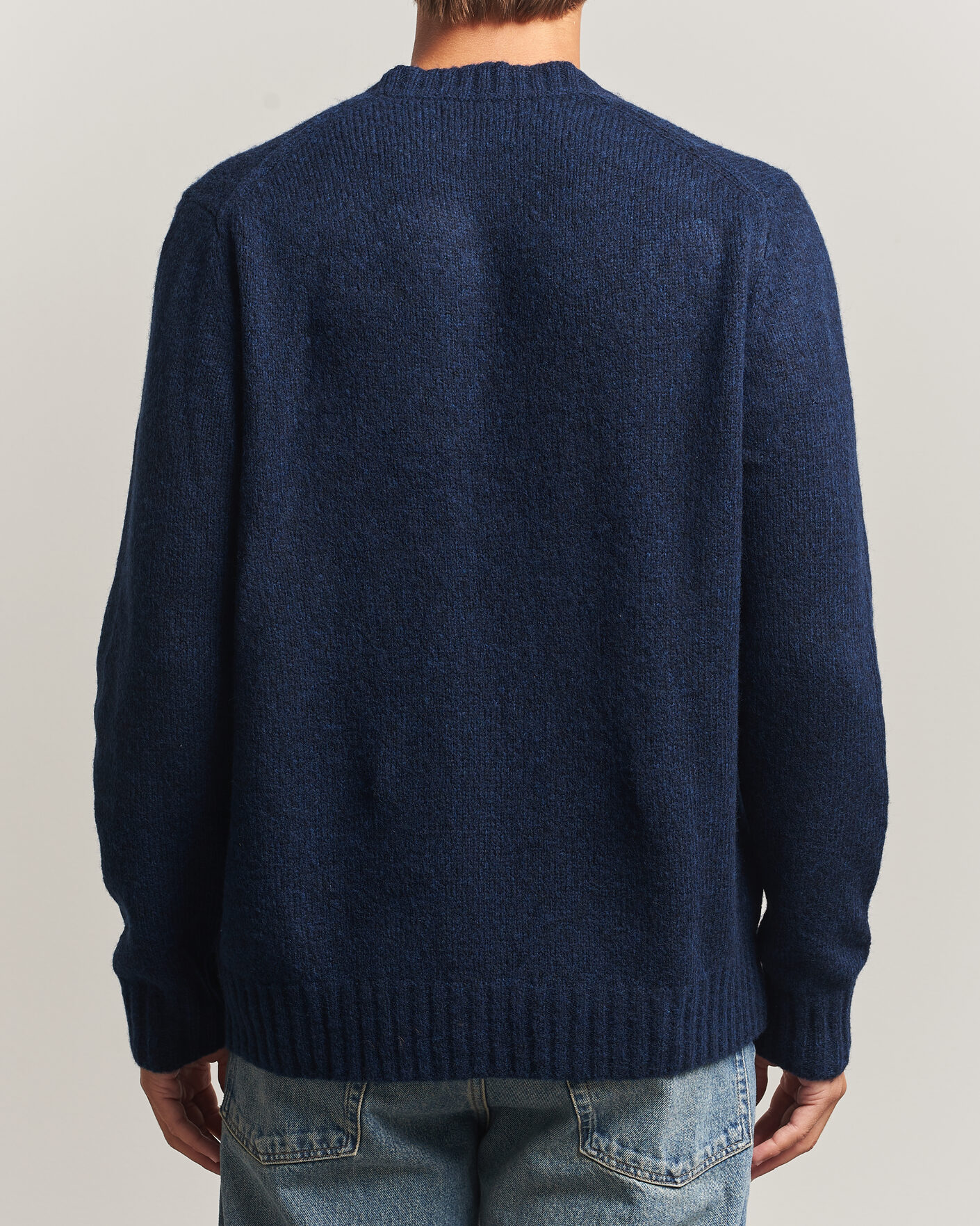 Heren | Truien | NN07 | Lee Wool Knitted Sweater Navy Blue