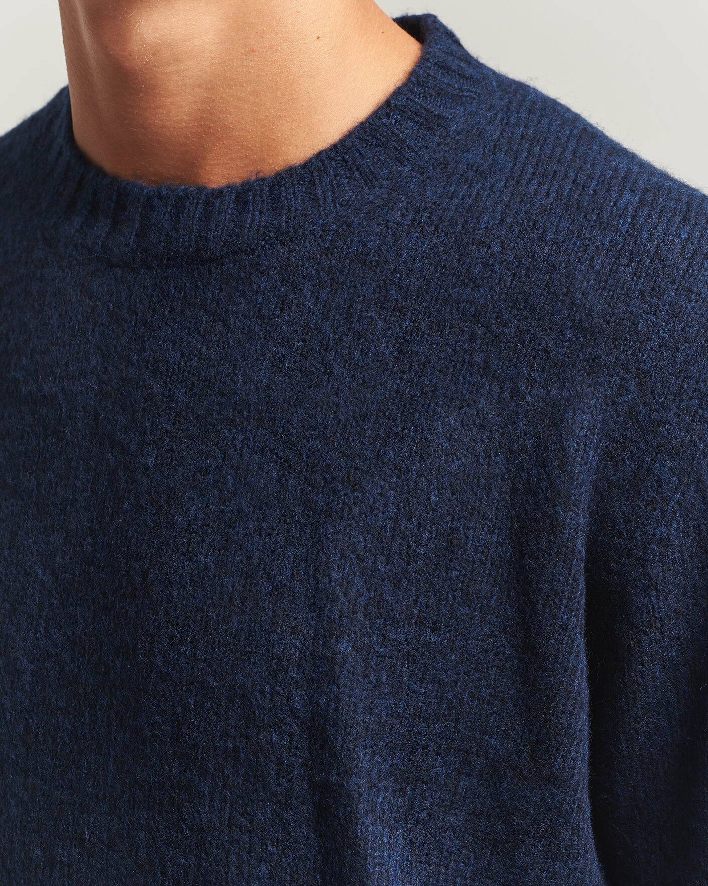 Heren | Truien | NN07 | Lee Wool Knitted Sweater Navy Blue