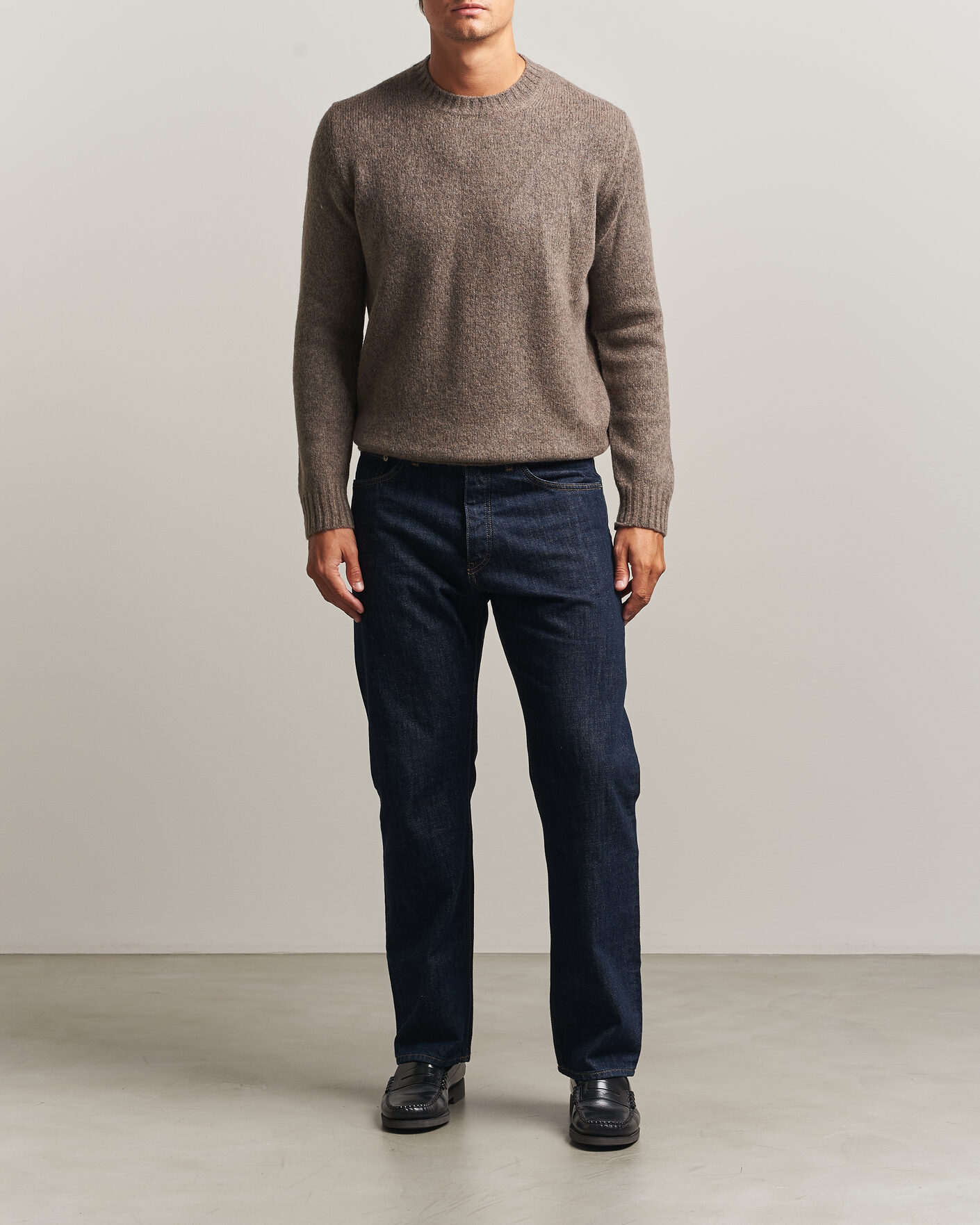 Heren | Truien | NN07 | Lee Wool Knitted Sweater Tarmac