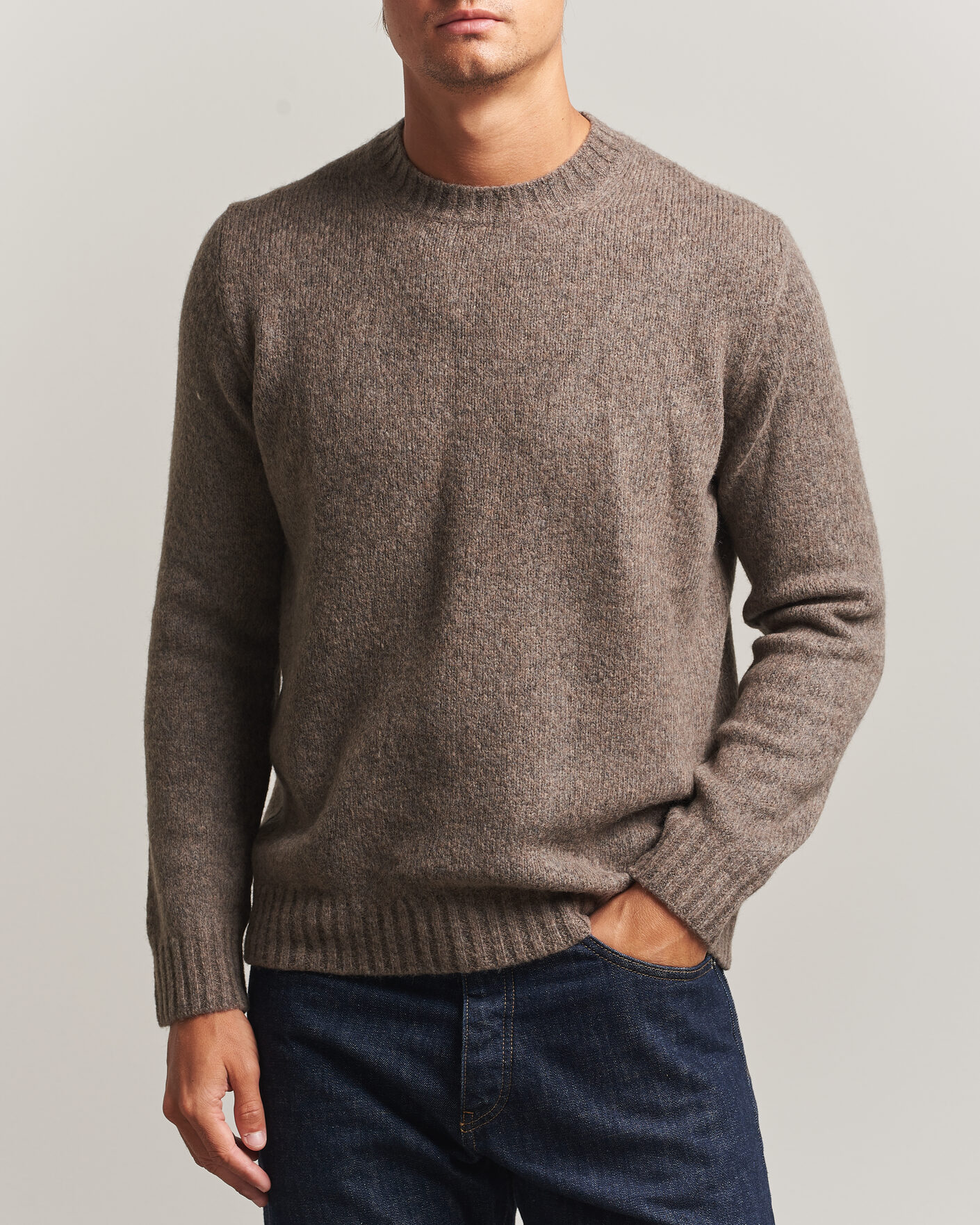 Heren | Truien | NN07 | Lee Wool Knitted Sweater Tarmac