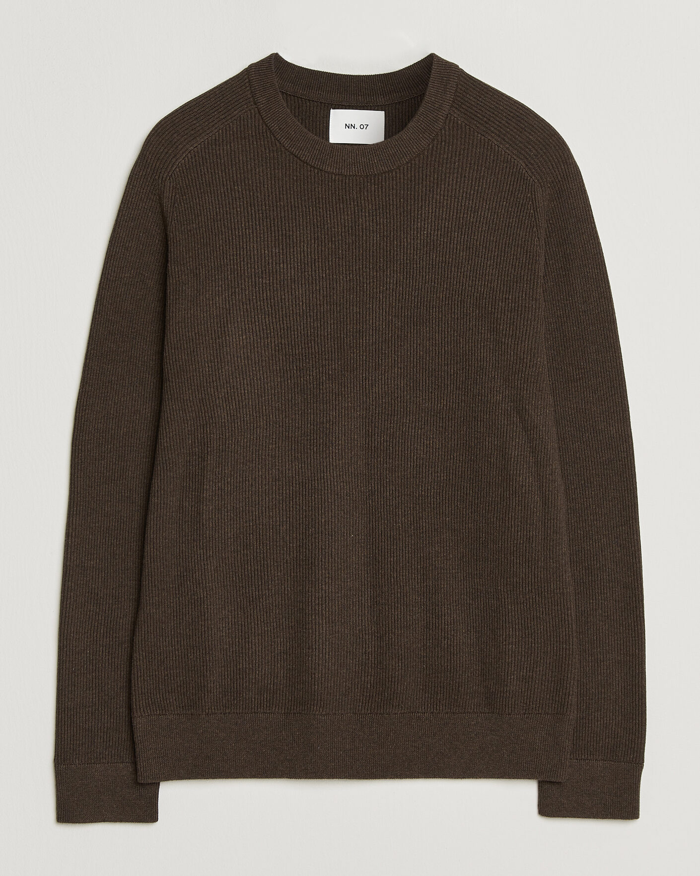 Heren | Truien | NN07 | Kevin Cotton Knitted Sweater Deep Truffle