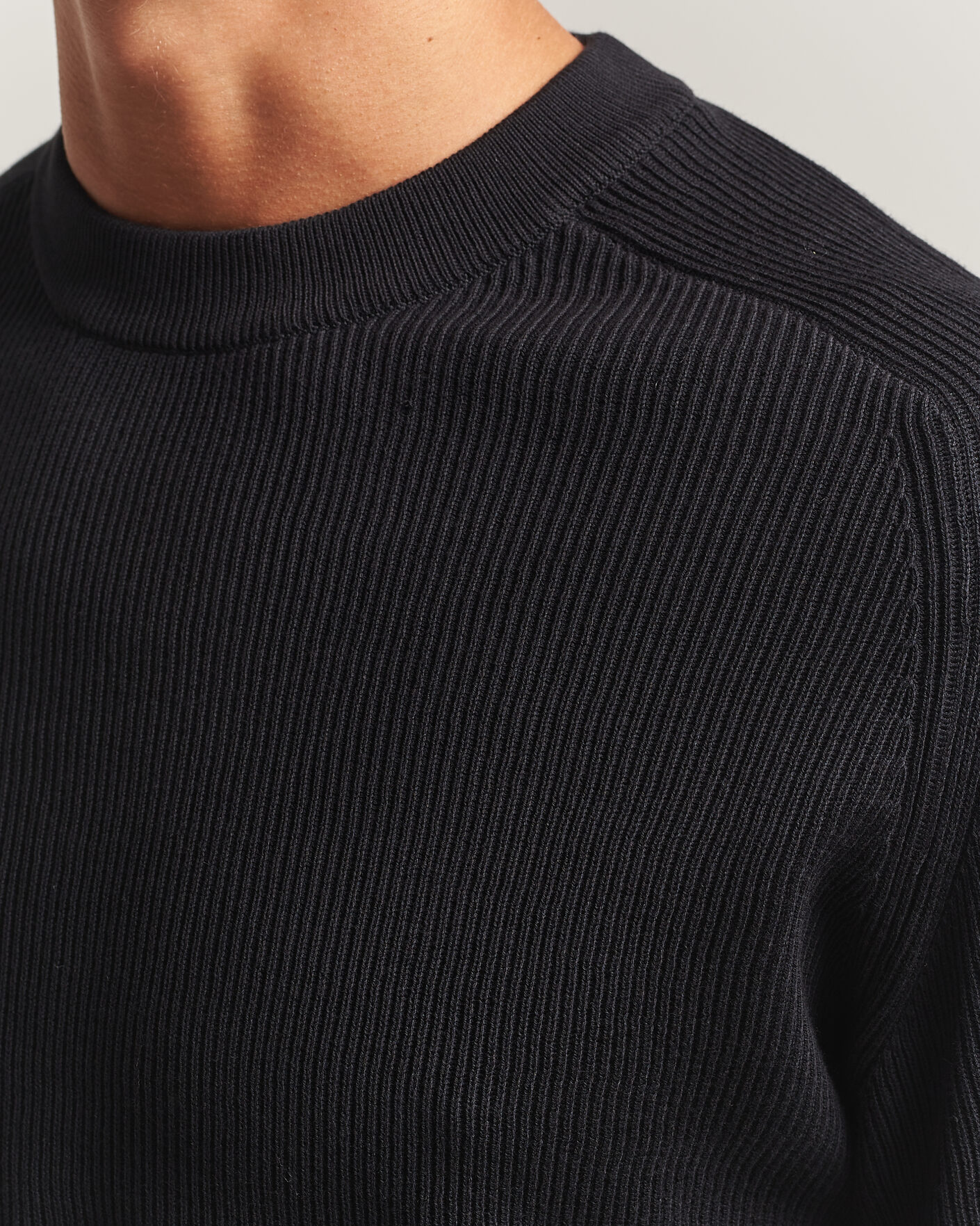 Heren | Truien | NN07 | Kevin Cotton Knitted Sweater Black