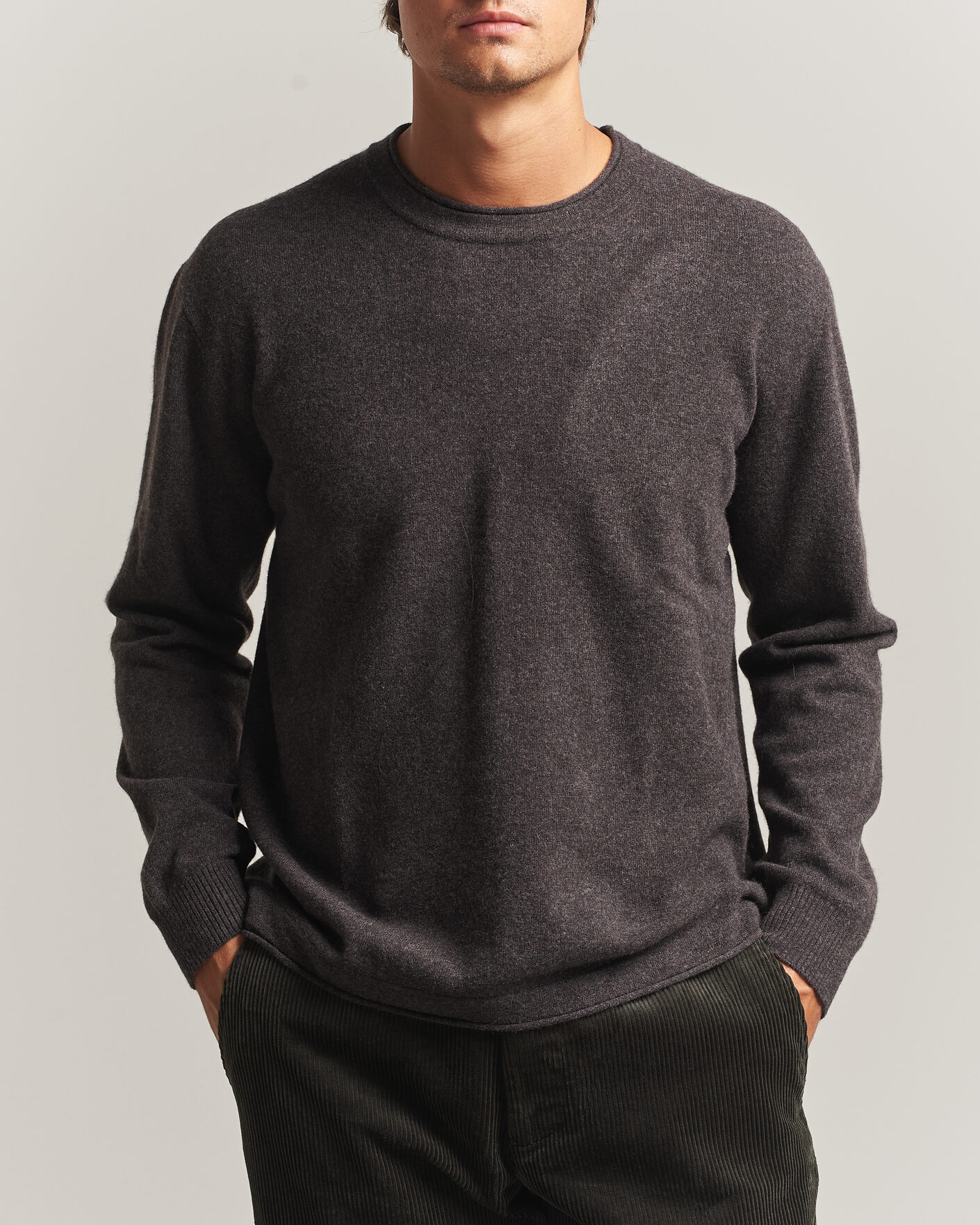 Heren | Truien | NN07 | Sammy Wool Knitted Sweater Earth Melange