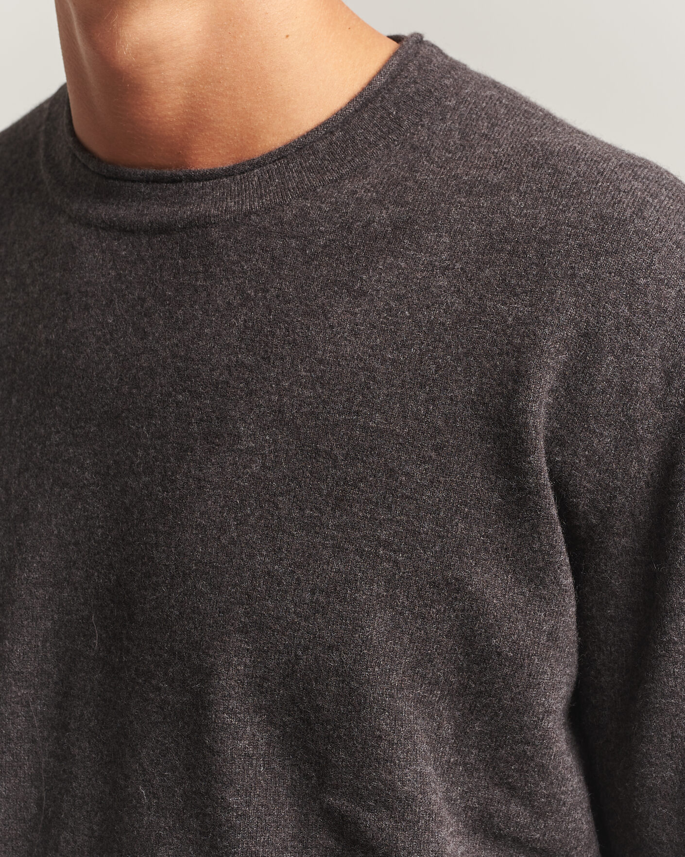Heren | Truien | NN07 | Sammy Wool Knitted Sweater Earth Melange