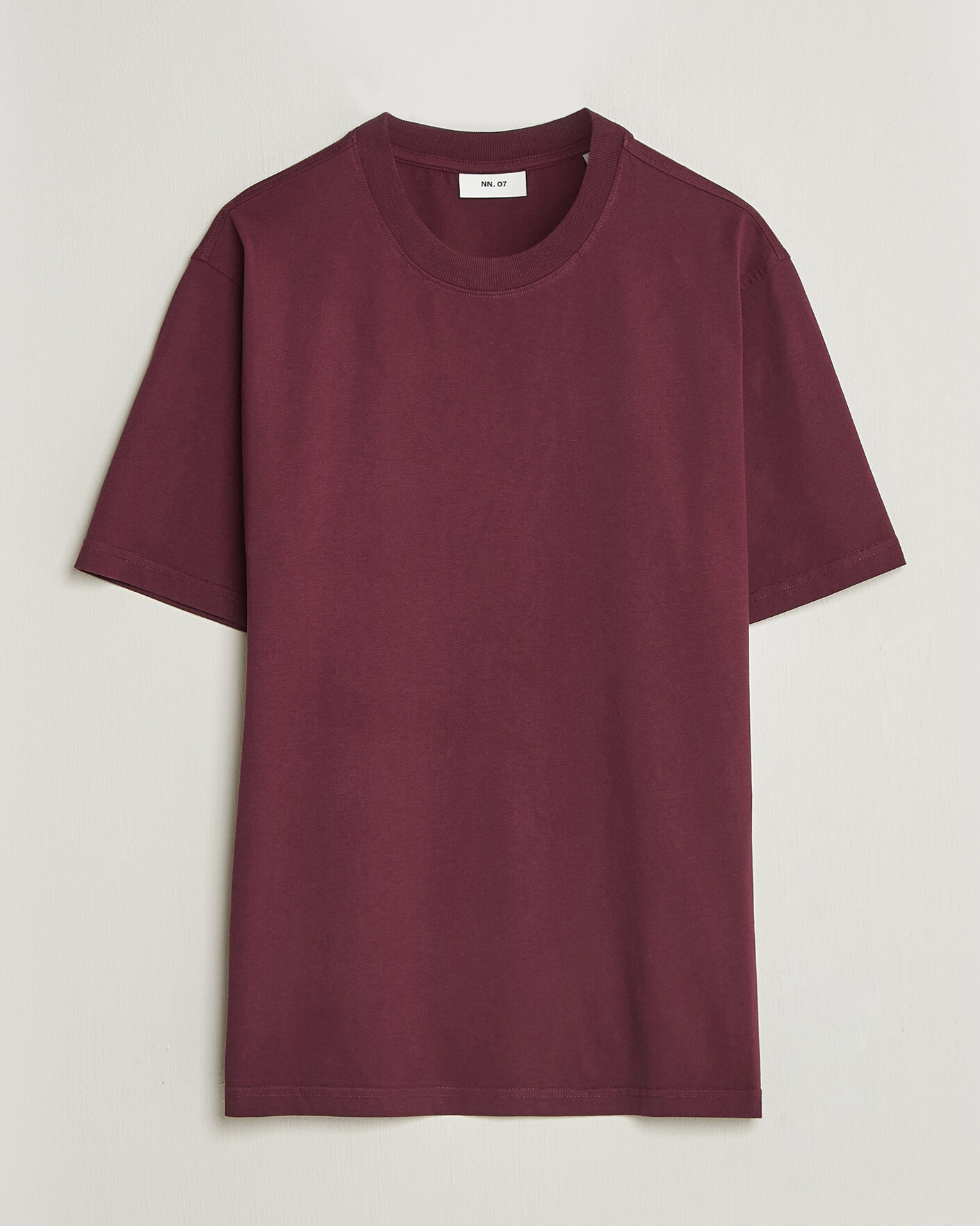 Heren | T-shirts | NN07 | Adam Crew Neck T-Shirt Winetasting