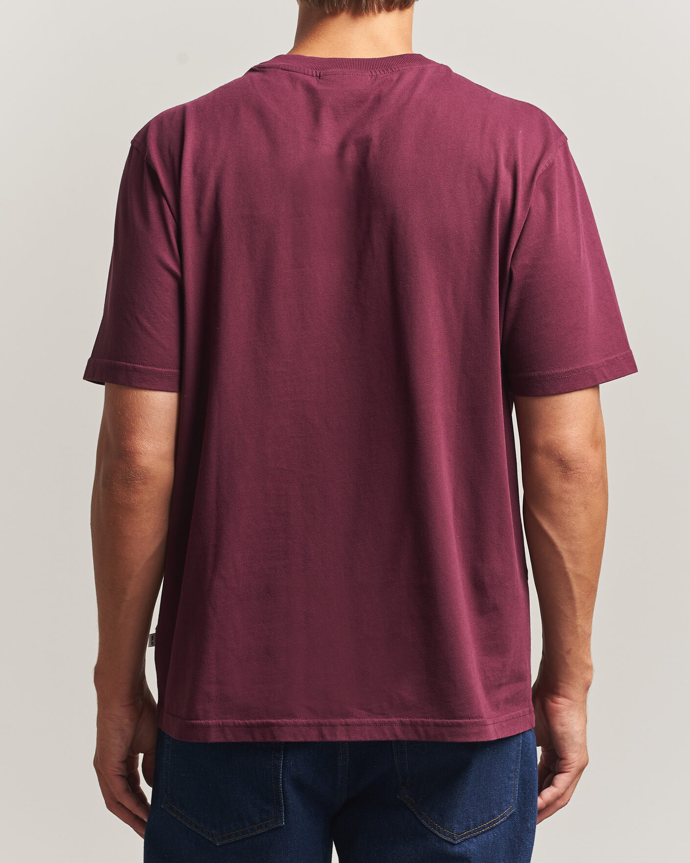 Heren | T-shirts | NN07 | Adam Crew Neck T-Shirt Winetasting