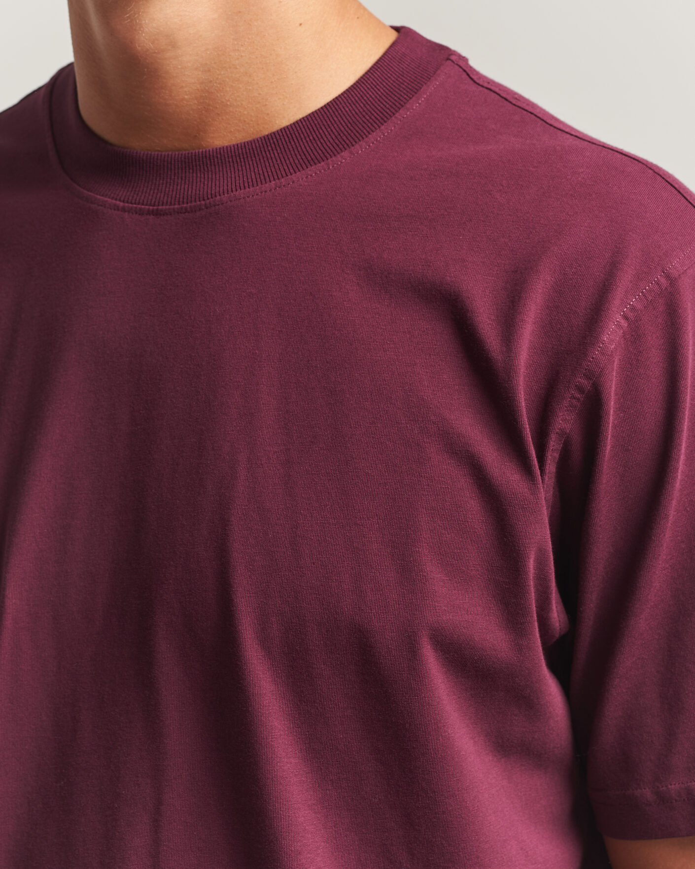 Heren | T-shirts | NN07 | Adam Crew Neck T-Shirt Winetasting