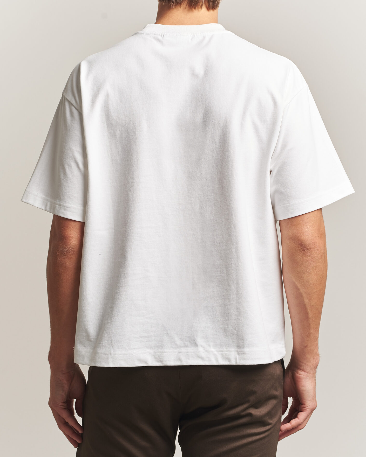 Heren | T-shirts | NN07 | David Heavy Crew Neck T-Shirt White