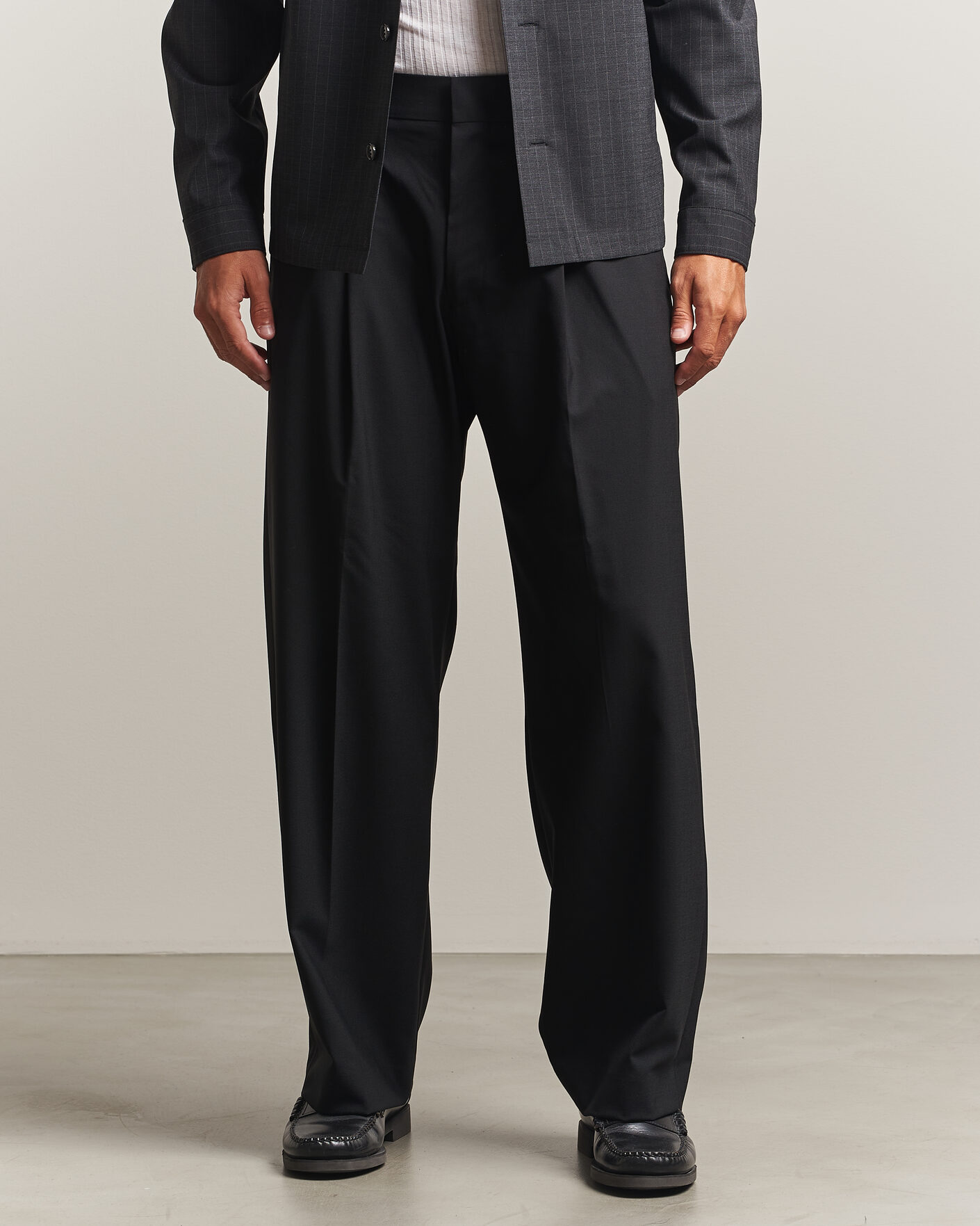 Heren | Broeken | NN07 | Kay Wool Trousers Black